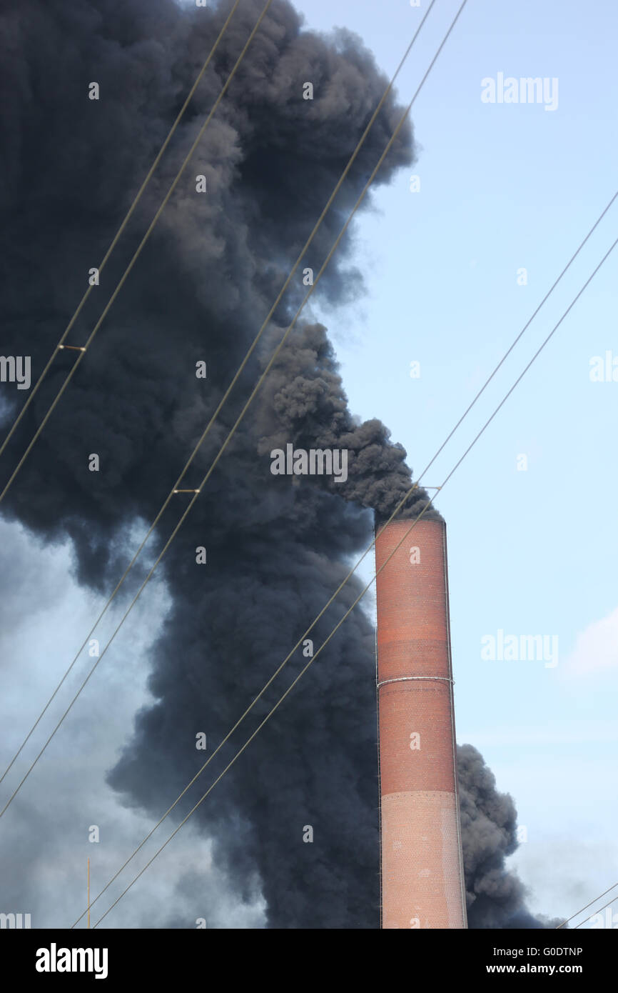 Shell Raffinerie Wesseling Stockfoto