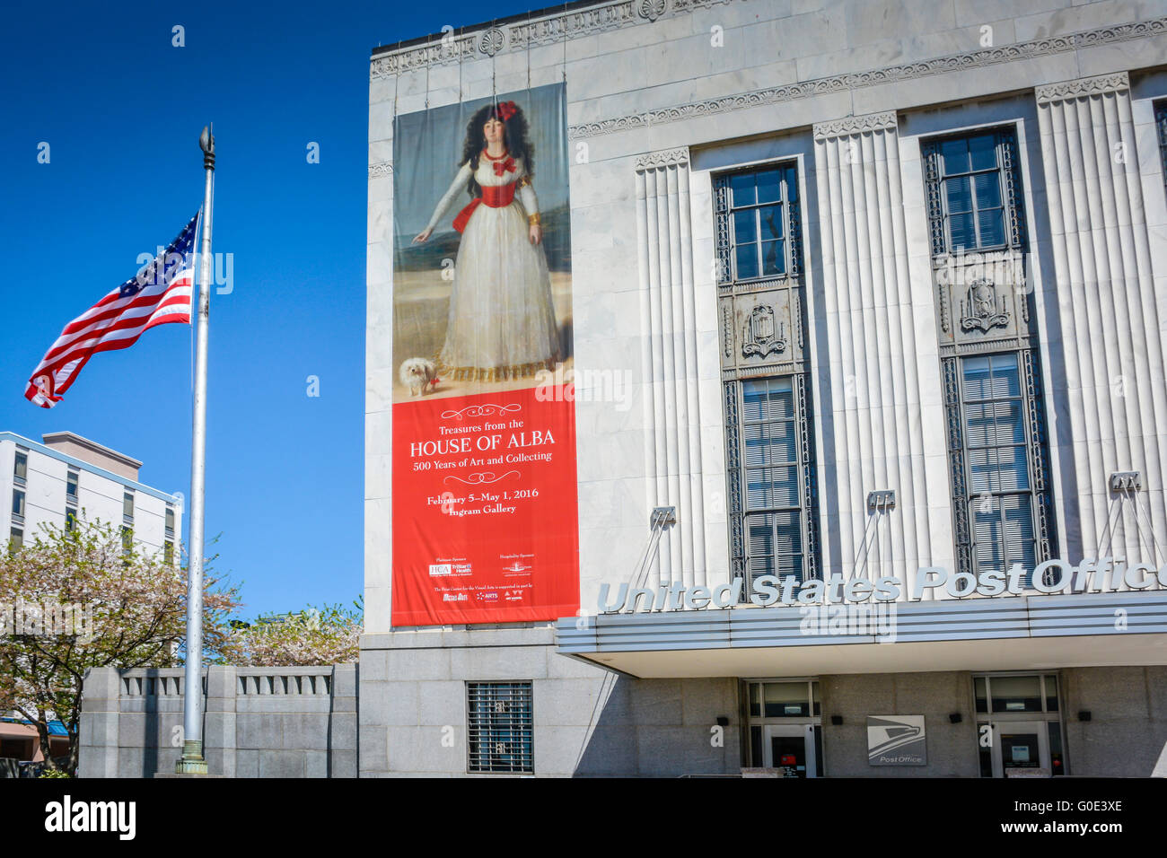 Die Frist Center für die bildende Kunst ist eine schöne Art Deco-Gebäude, die beherbergte einst die US Post Office in Nashville, TN Stockfoto