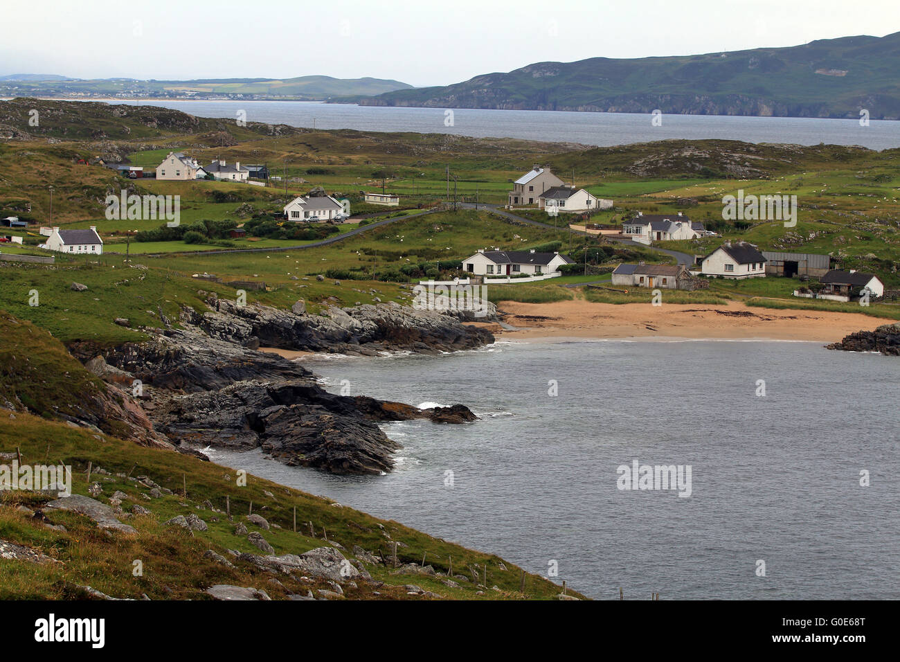 Dorf Doagh, Nord Küste County Donegal, Irland Stockfoto