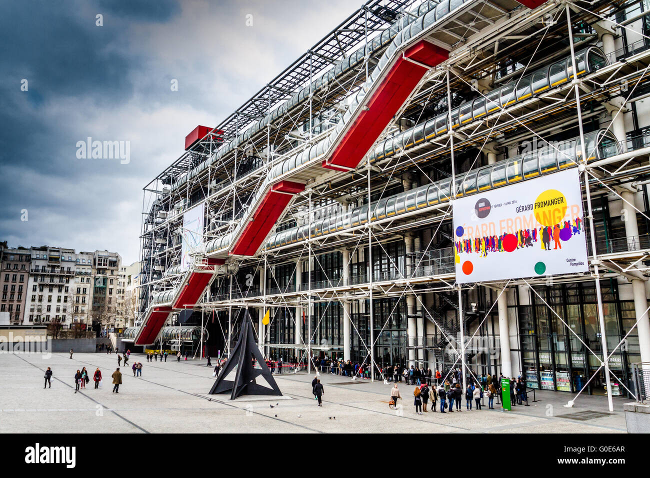 Centre George Pompidou, Les Halles, Paris, Frankreich Stockfoto