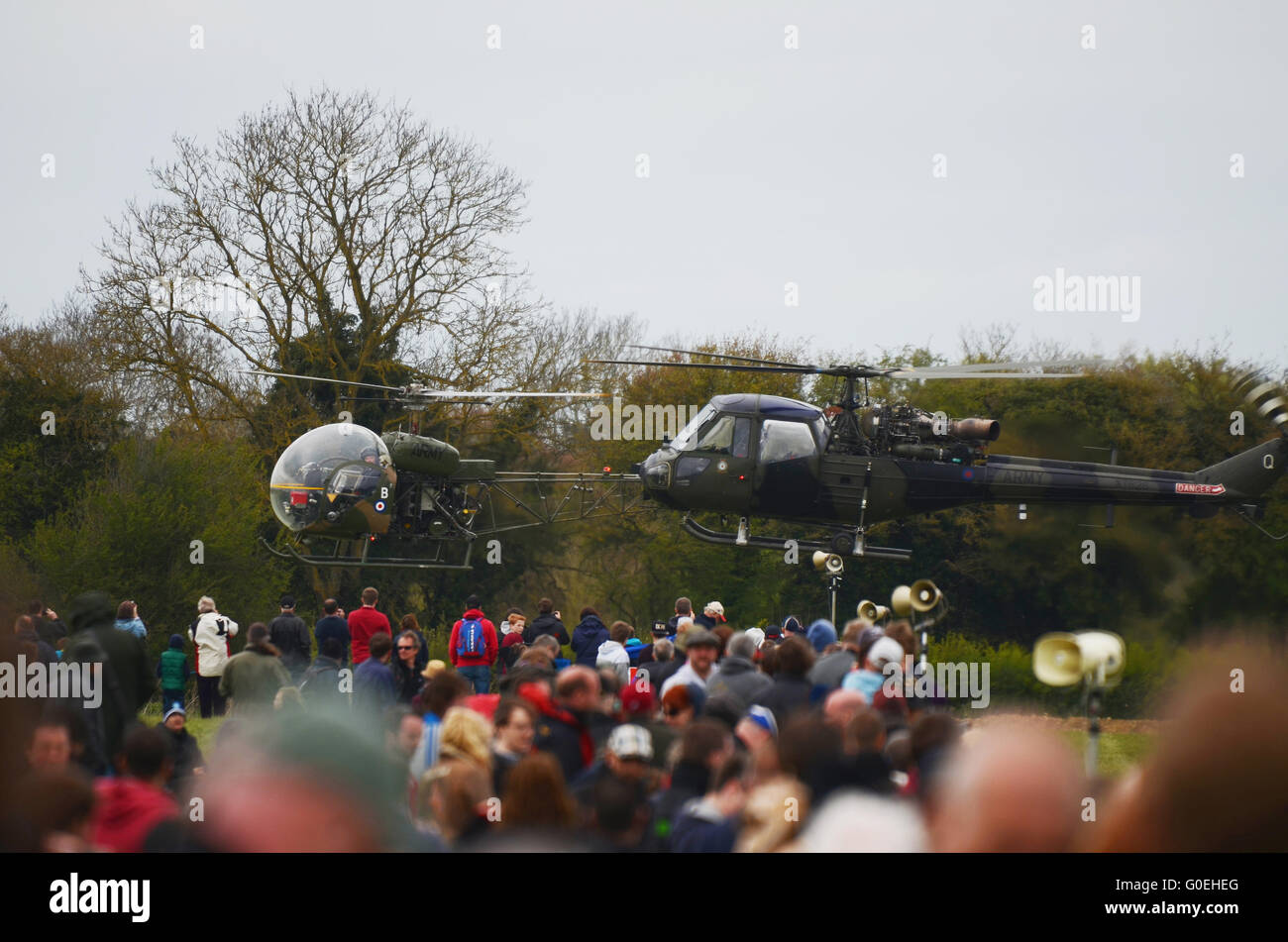 Armee historischen Flug Abingdon Airshow Stockfoto