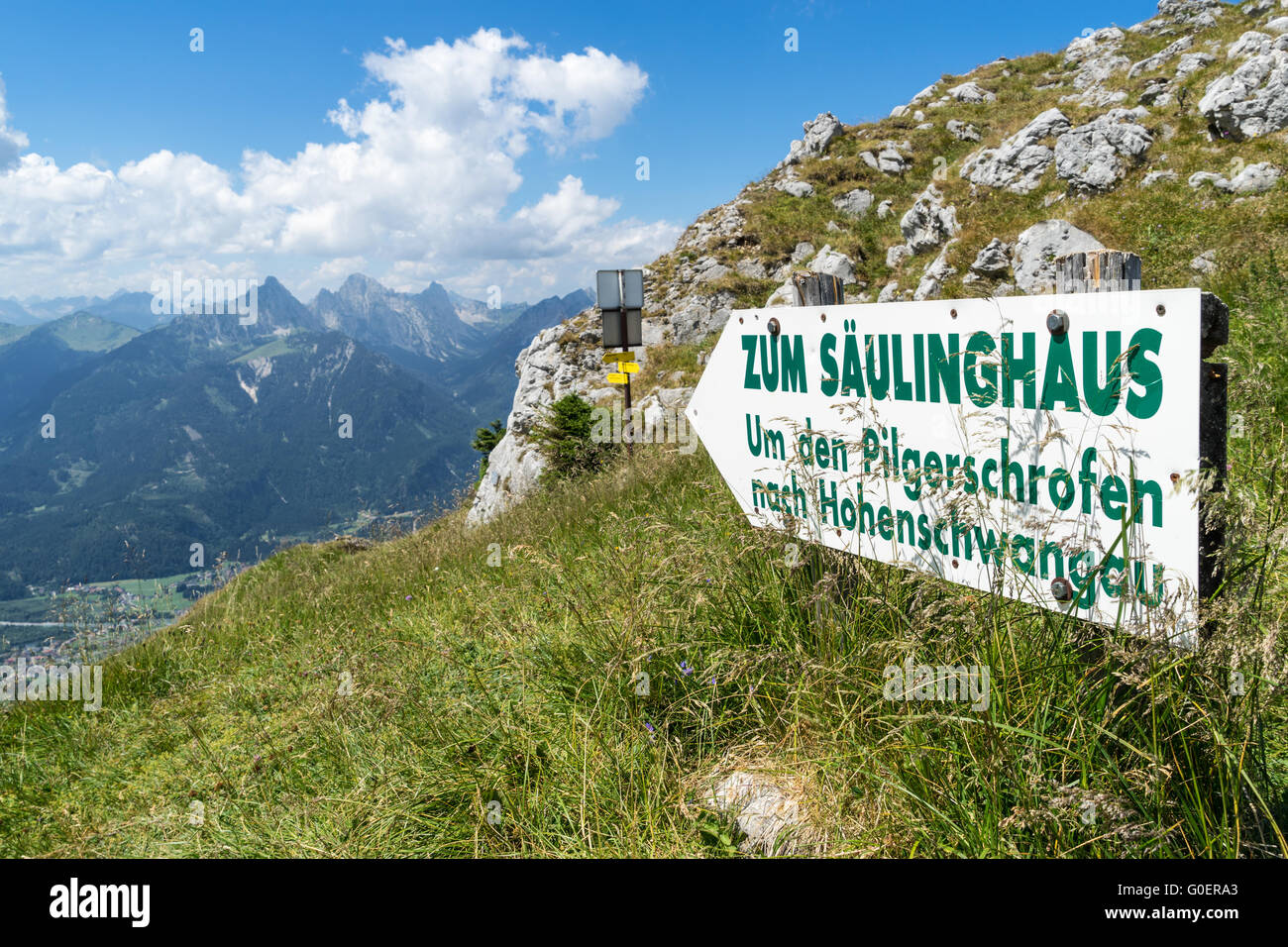 Verzeichnis Säuling Lodge Stockfoto