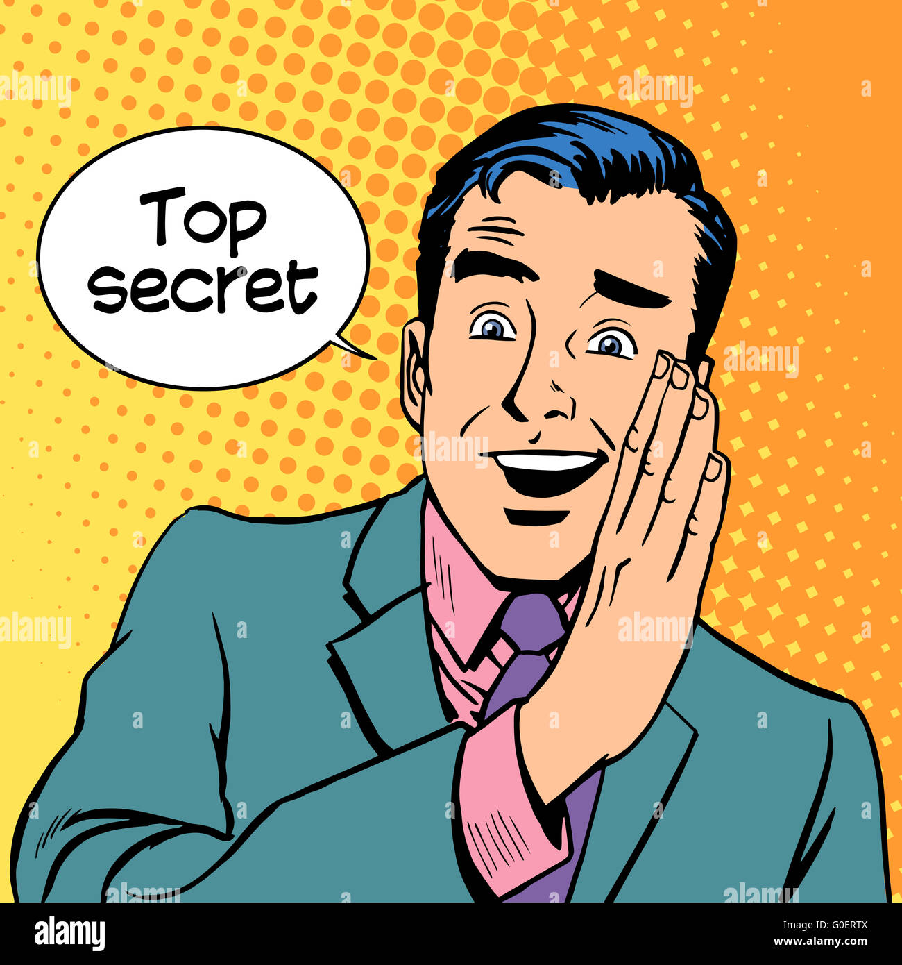 Top secret-Security-Unternehmen Stockfoto