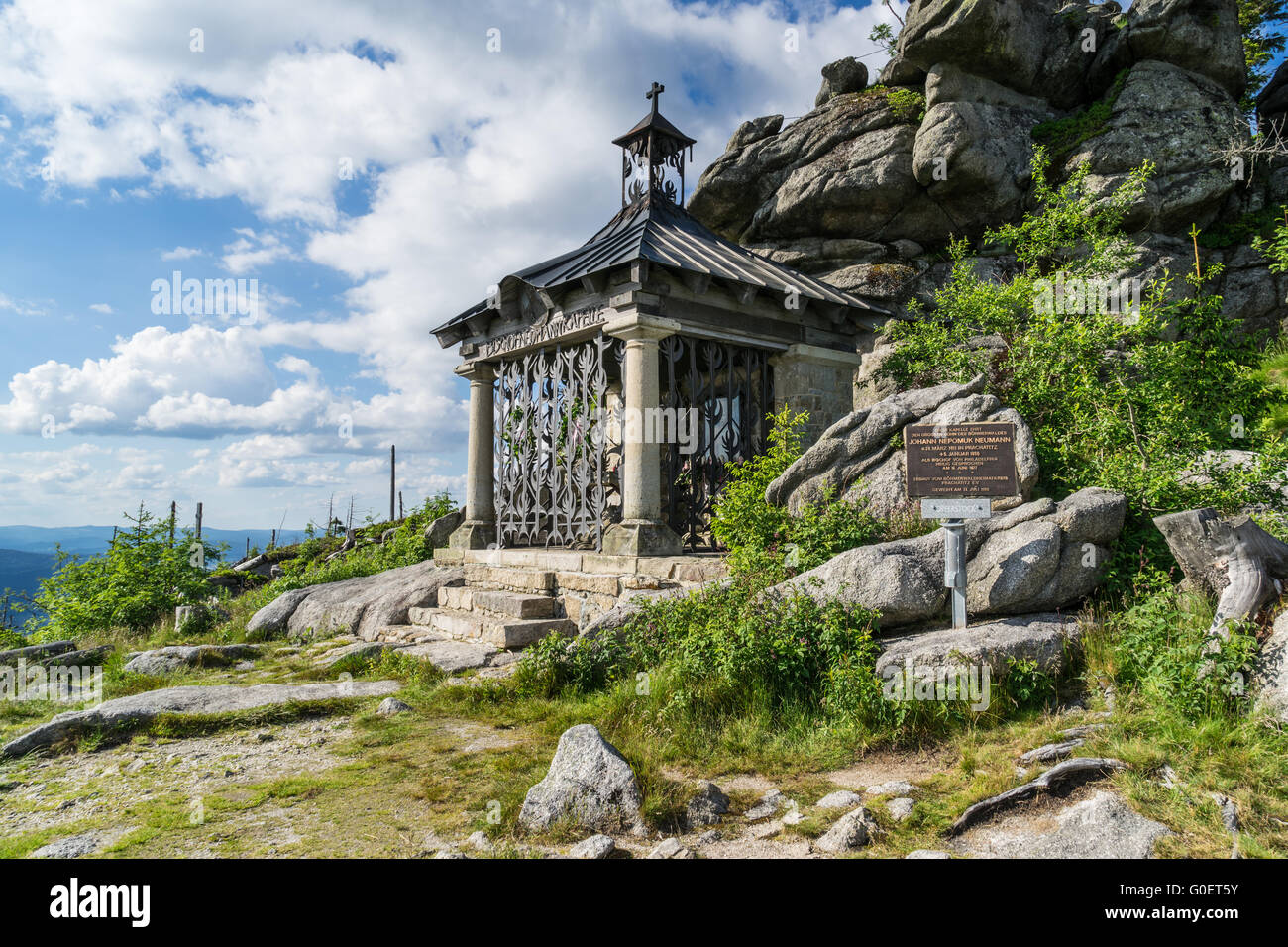 Bergkapelle Stockfoto