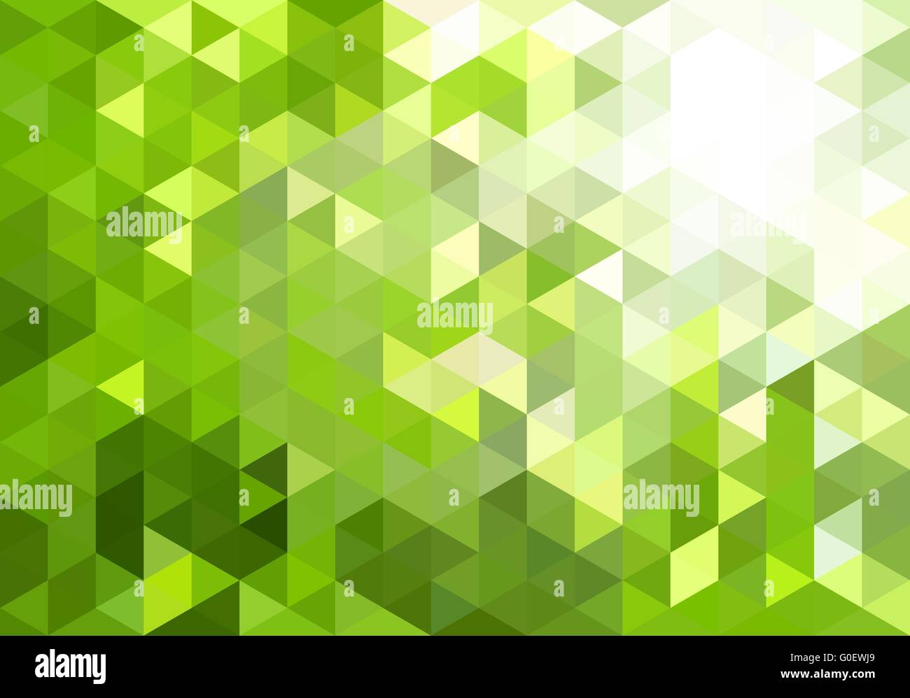 Hintergrund-abstrakte Polygon Sonnenlicht durch die Bäume, Vektor Stock Vektor