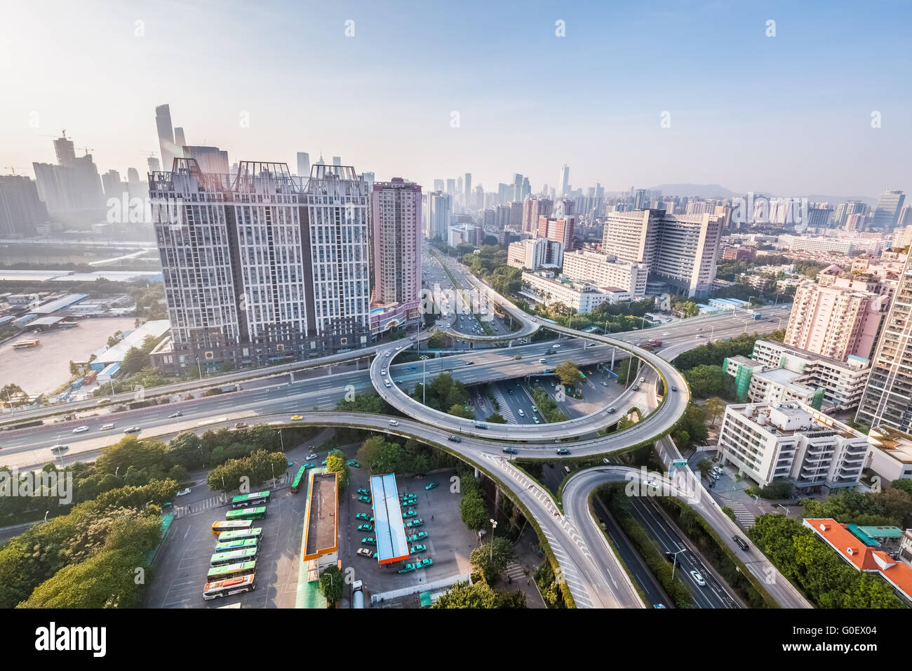 Guangzhou-Austausch-Straße Stockfoto