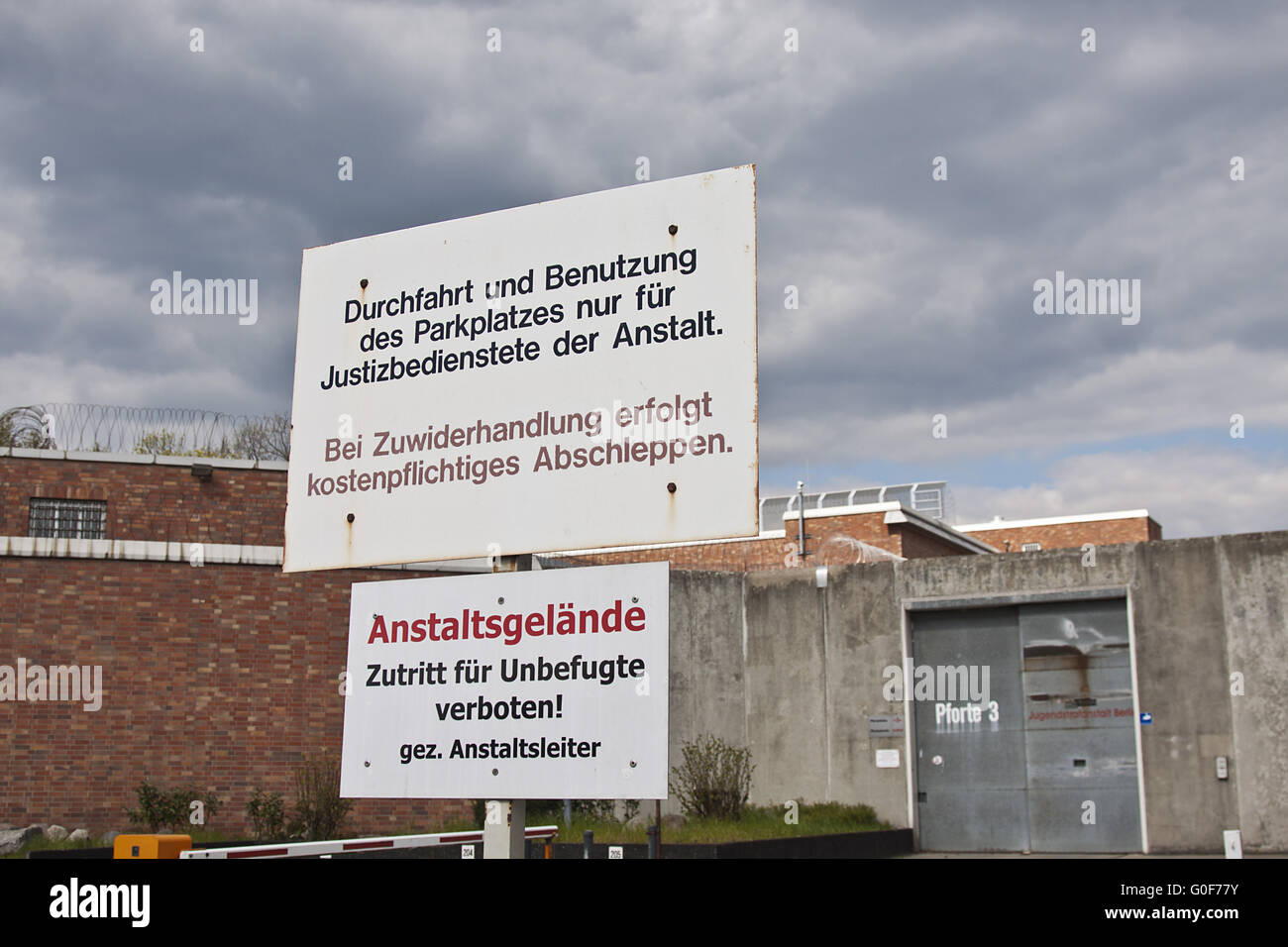 Gefängnis Stockfoto