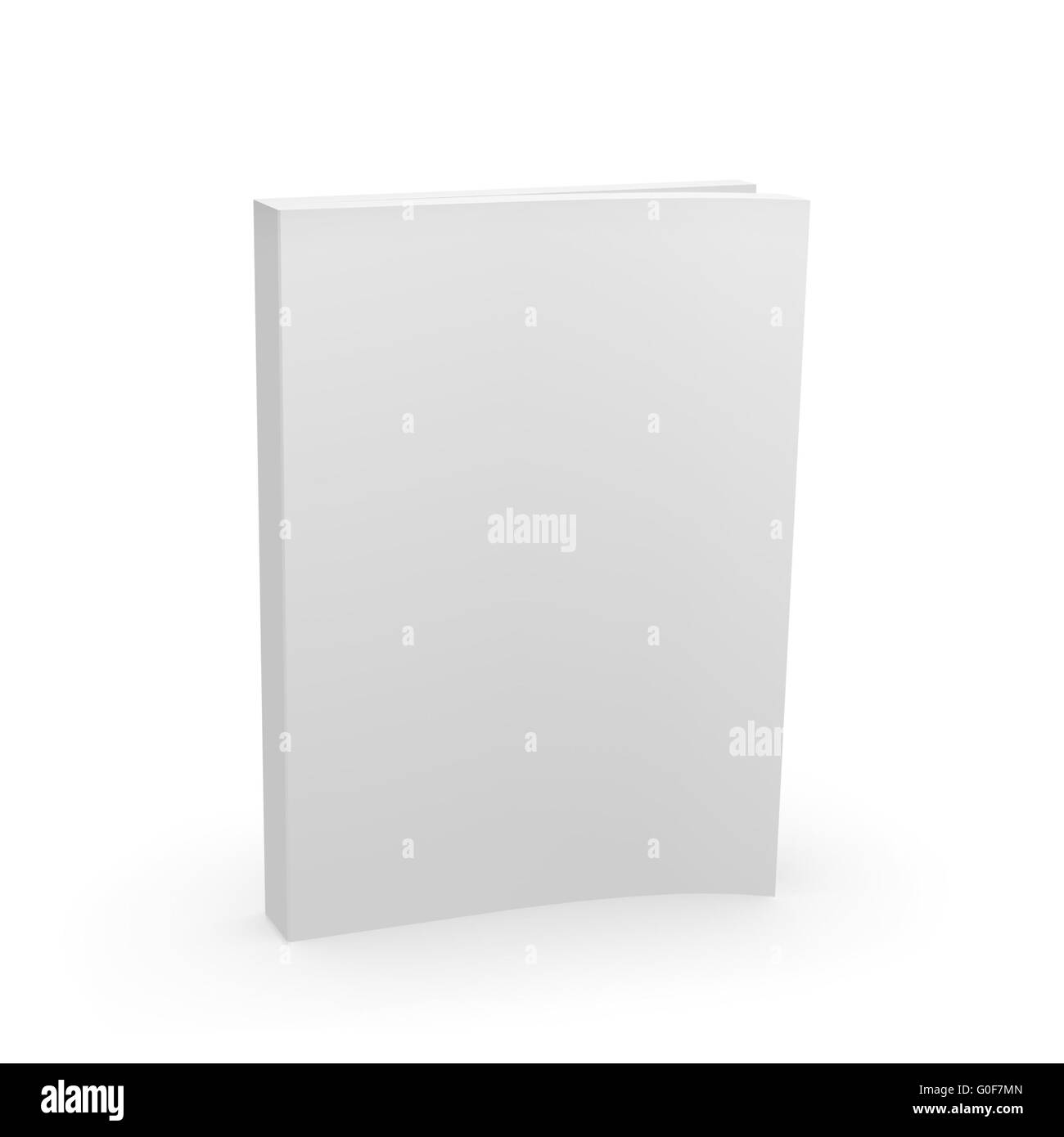 Leer leer 3d Buchcover Stockfoto