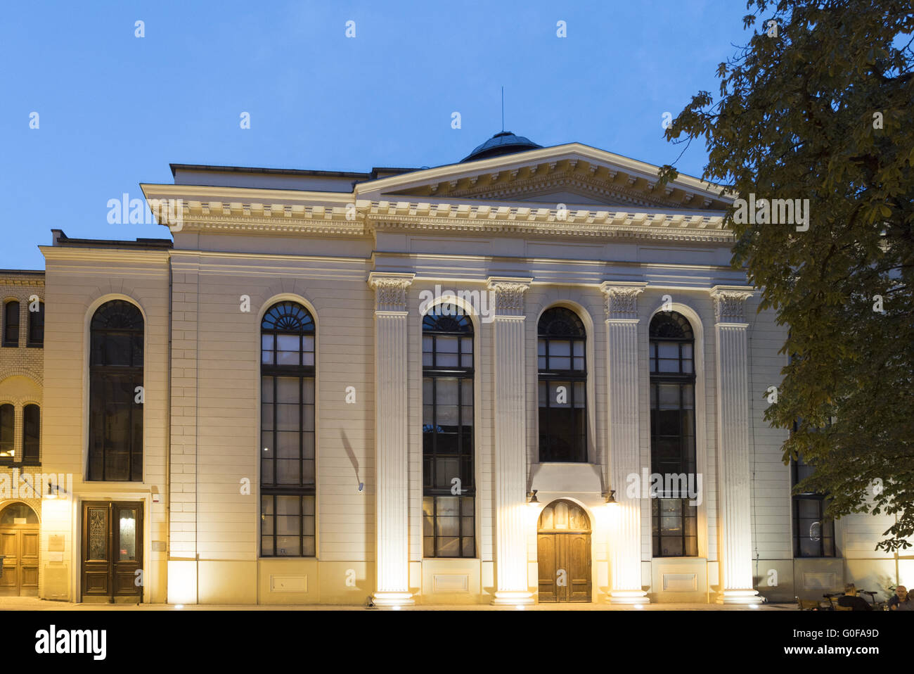 Der weiße Storch-Synagoge Stockfoto