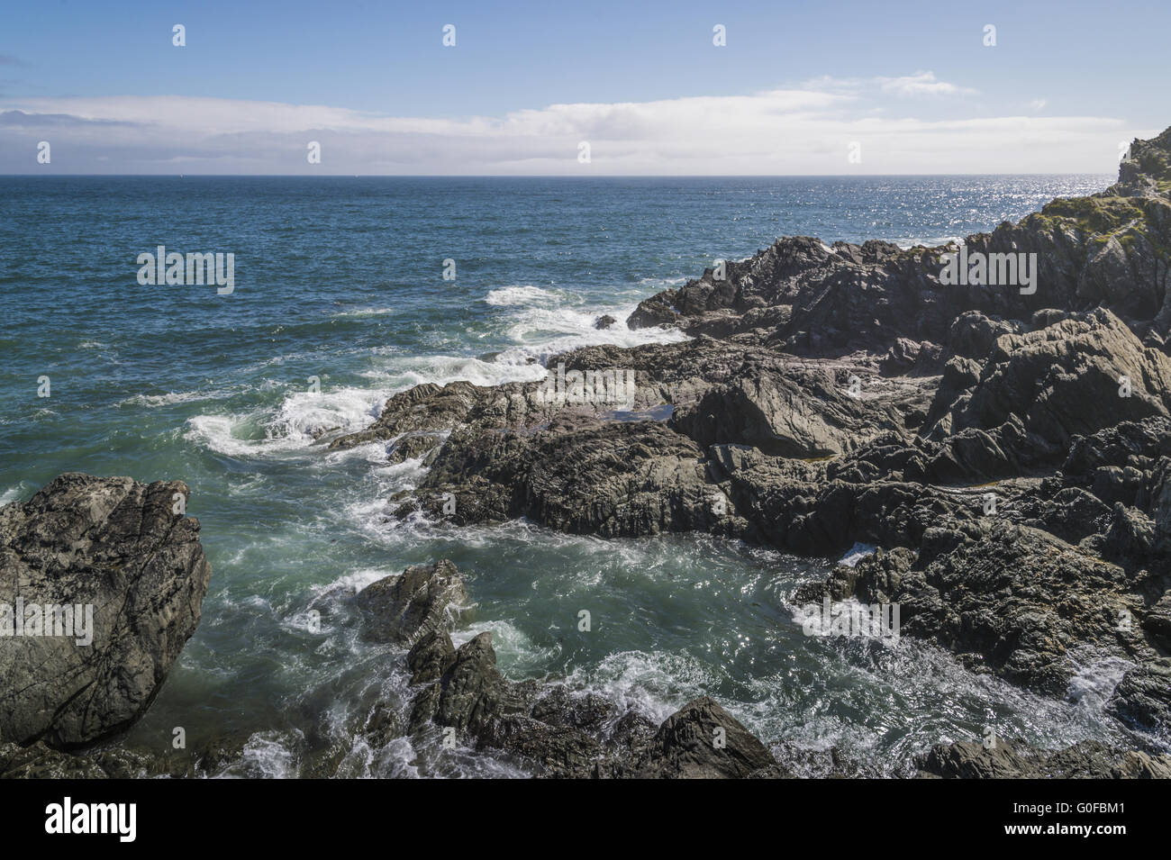 Süd Küste von Cornwall Stockfoto