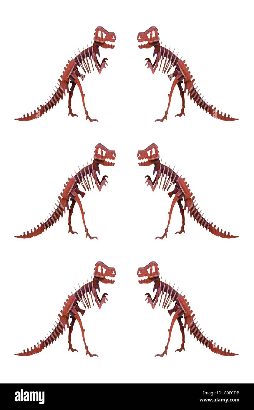 Dinos sind unterwegs Stockfoto