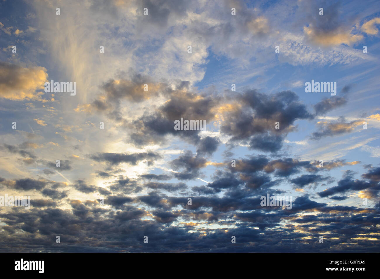 Wolken am Himmel Stockfoto