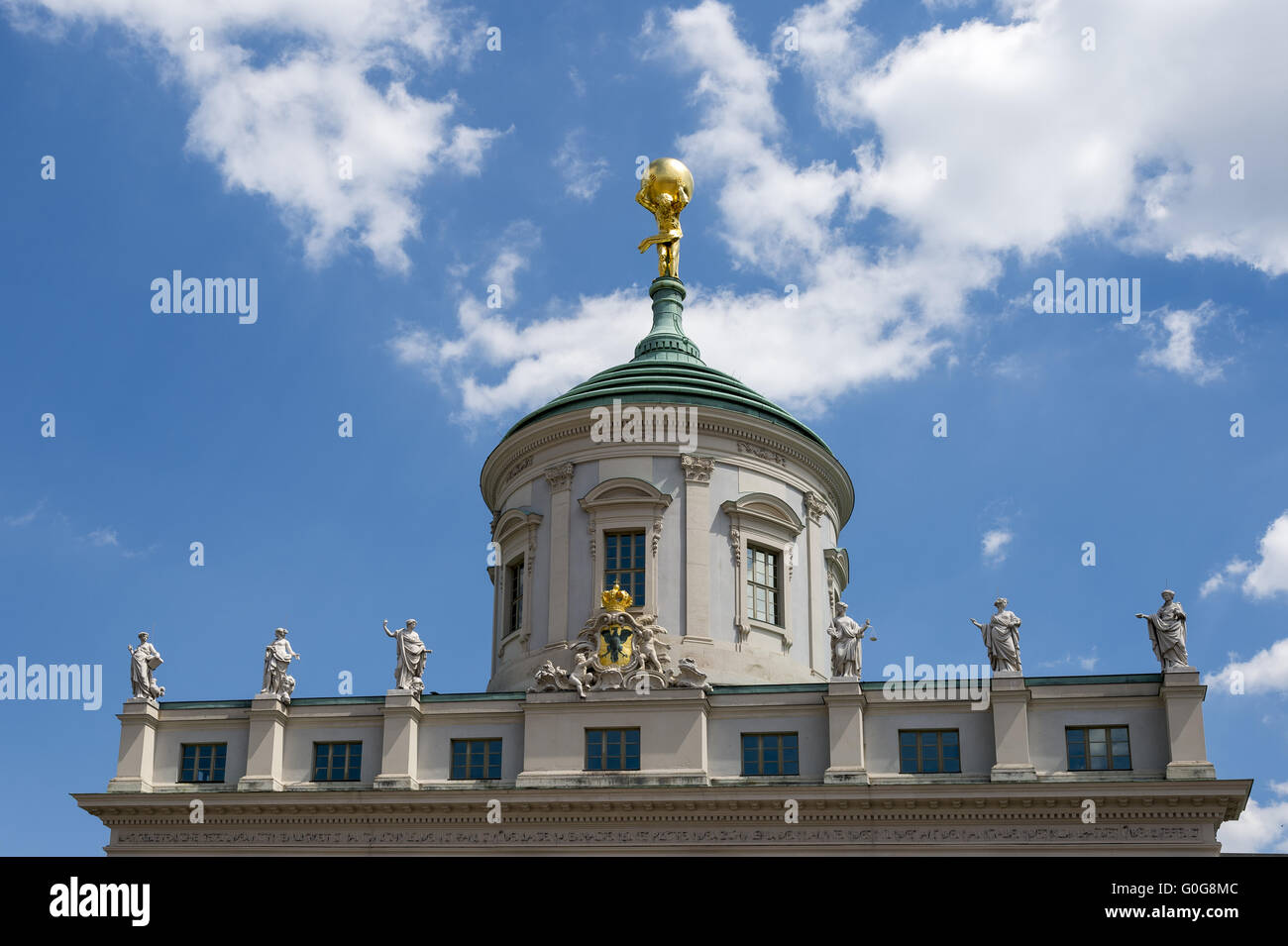 Turm und Turm Galerie des alten Rathauses. Deutschland, Brandenburg, Potsdam (Landeshauptstadt) Stockfoto
