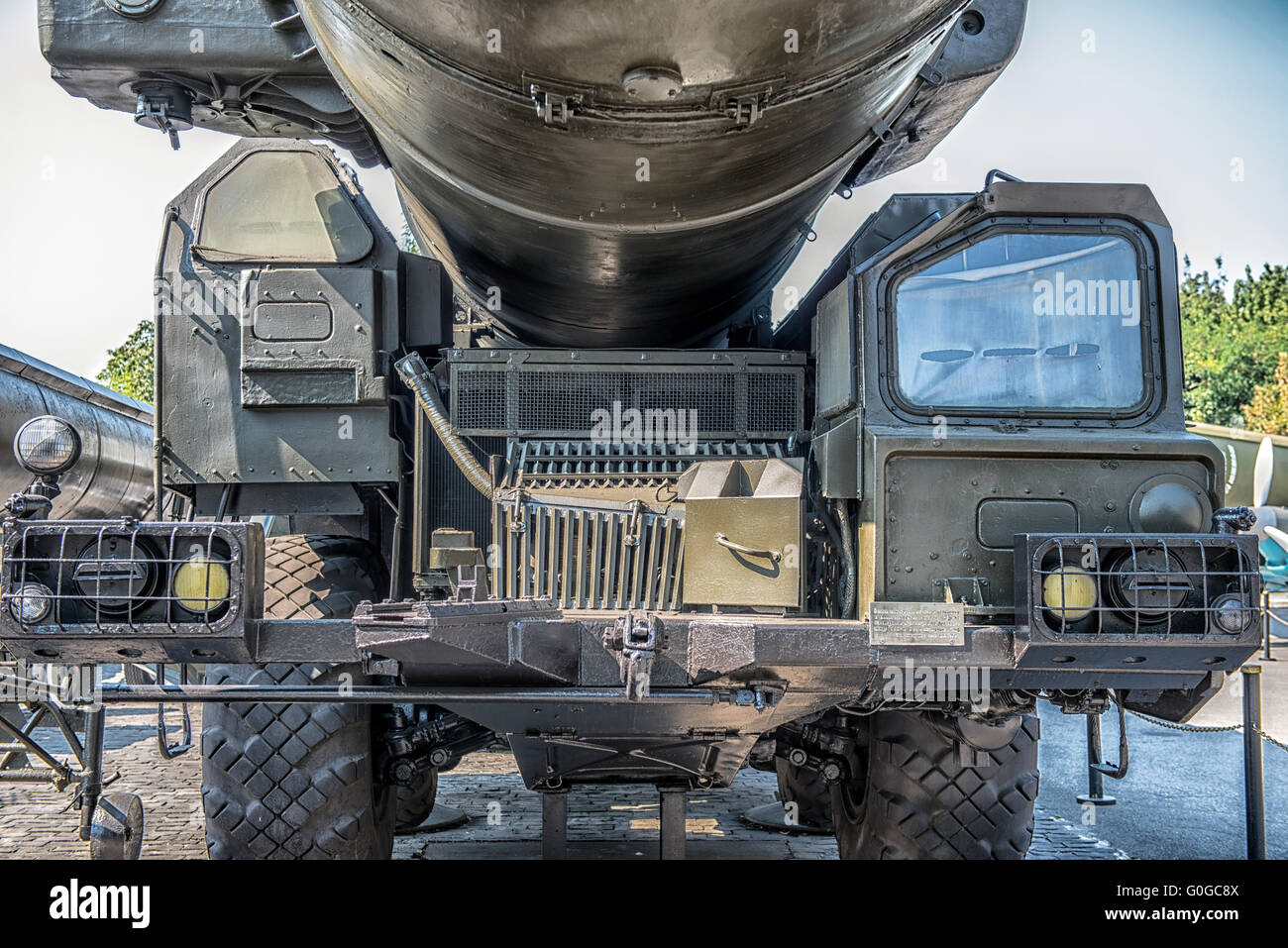 Mobile Launcher von der strategischen Raketen-system Stockfoto