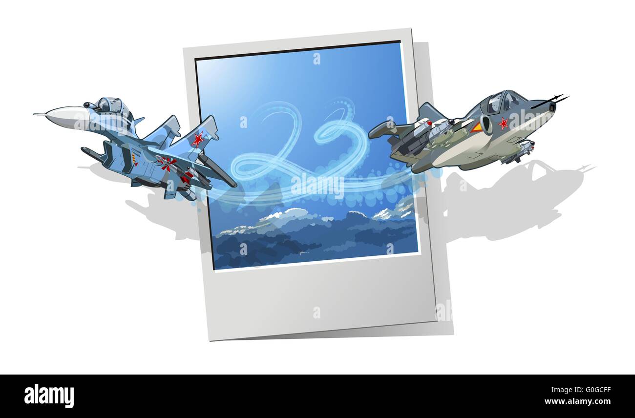 Februar Urlaub in Russland. Stockfoto