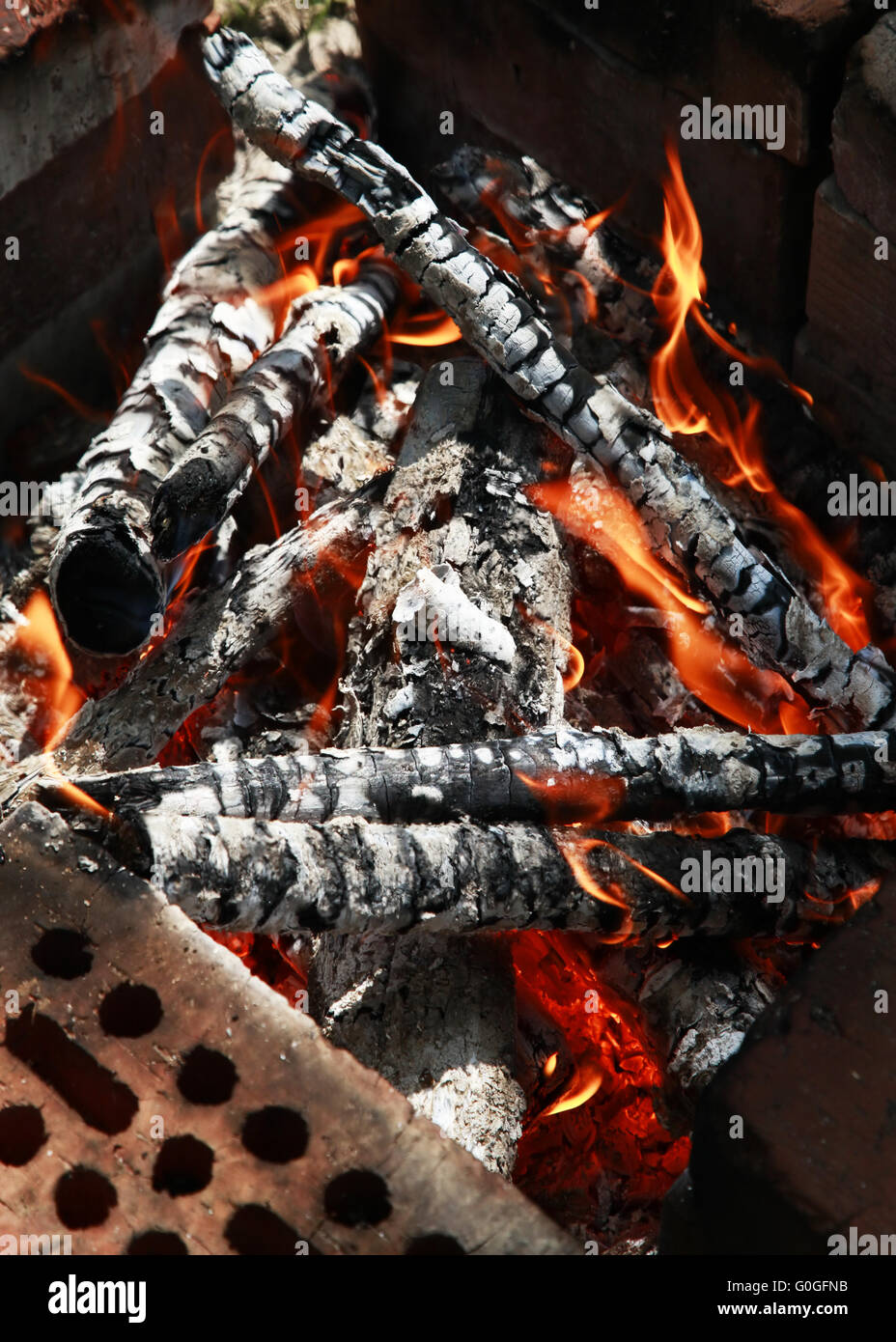 Lagerfeuer Stockfoto