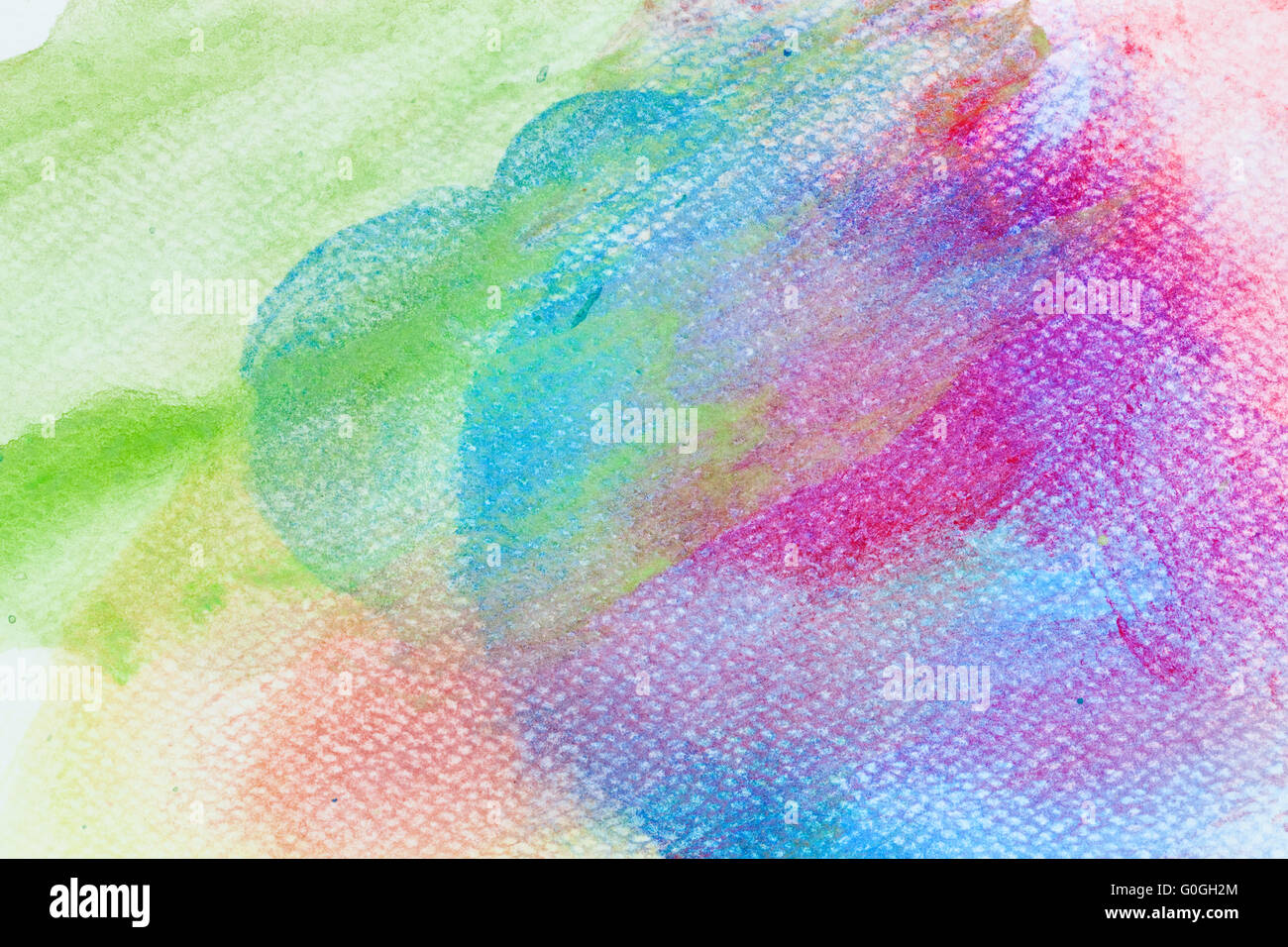 Bunte Aquarell malen auf Leinwand. Super hohe Auflösung und Qualität Hintergrund Stockfoto