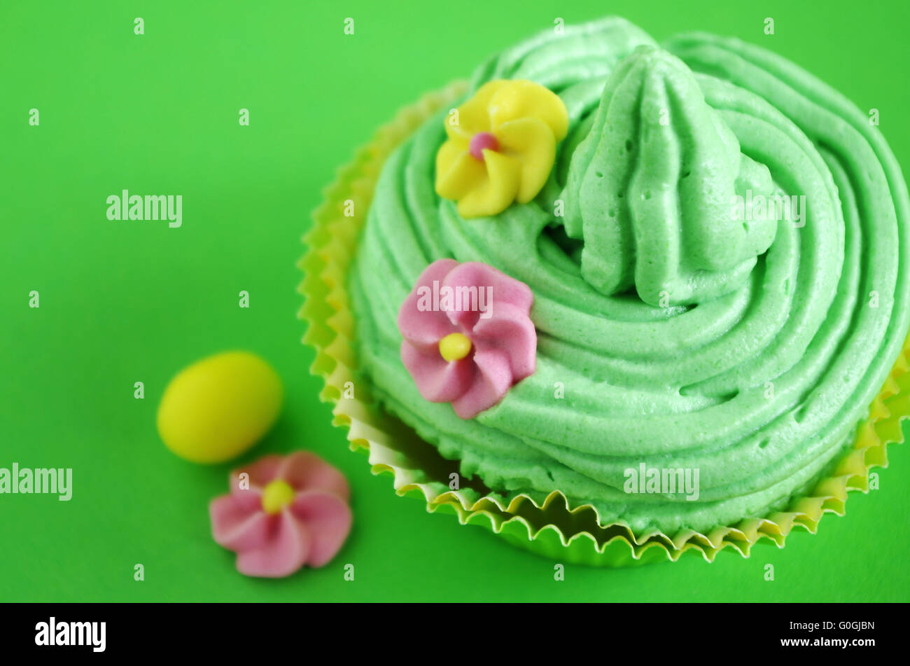 Ostern-cupcake Stockfoto