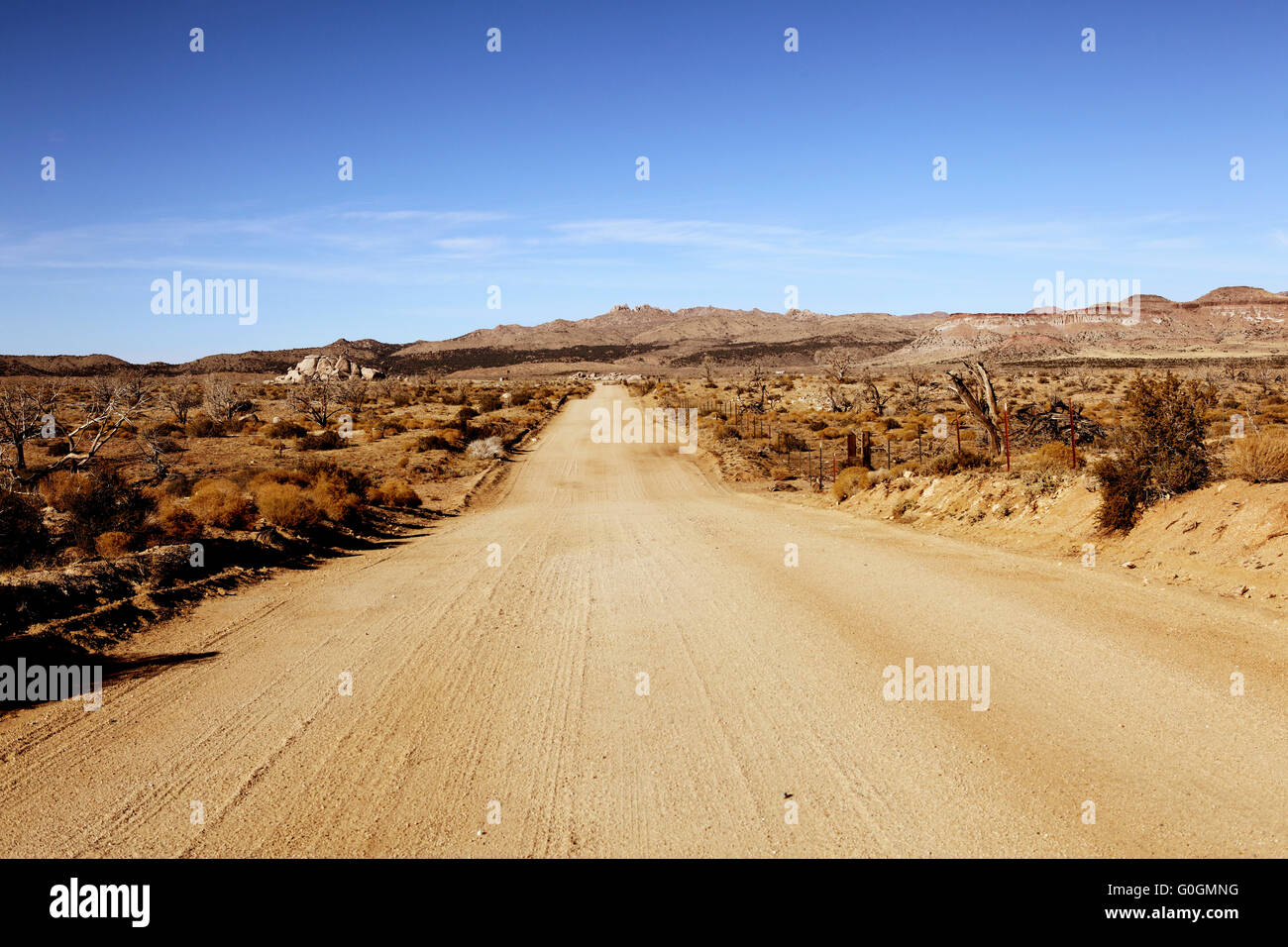 Wüste in Kalifornien Stockfoto