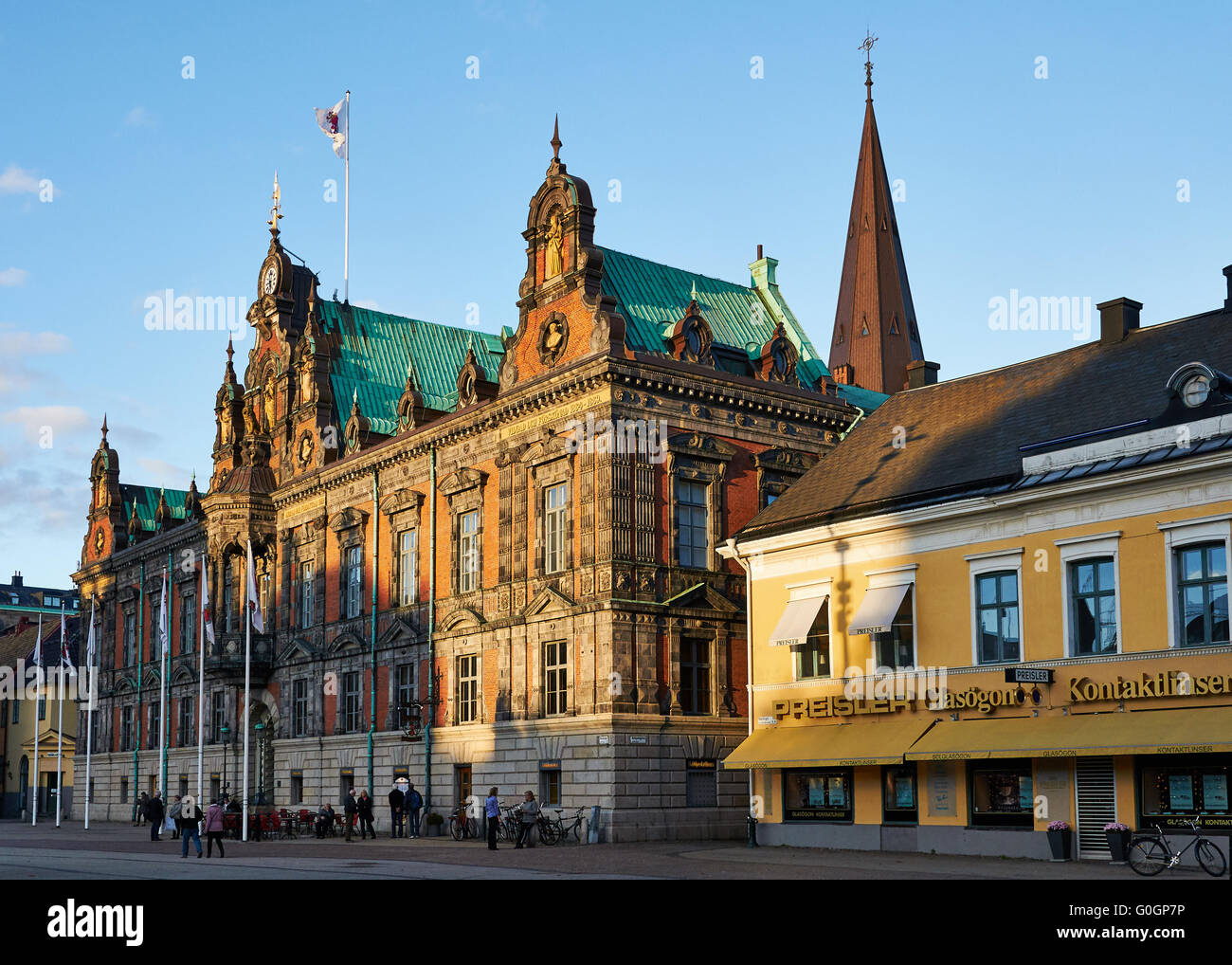 Rathaus der Stadt Malmö am Malmö, Schweden Stockfotografie