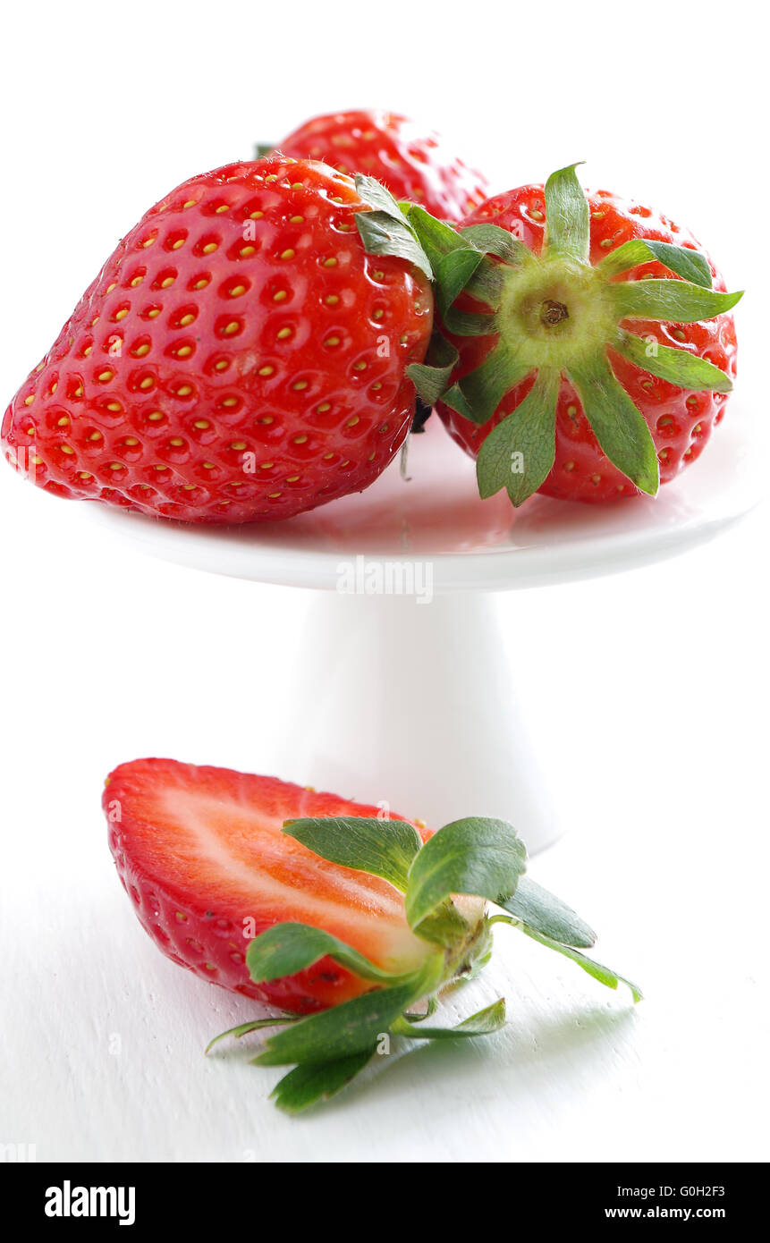 Erdbeeren Stockfoto