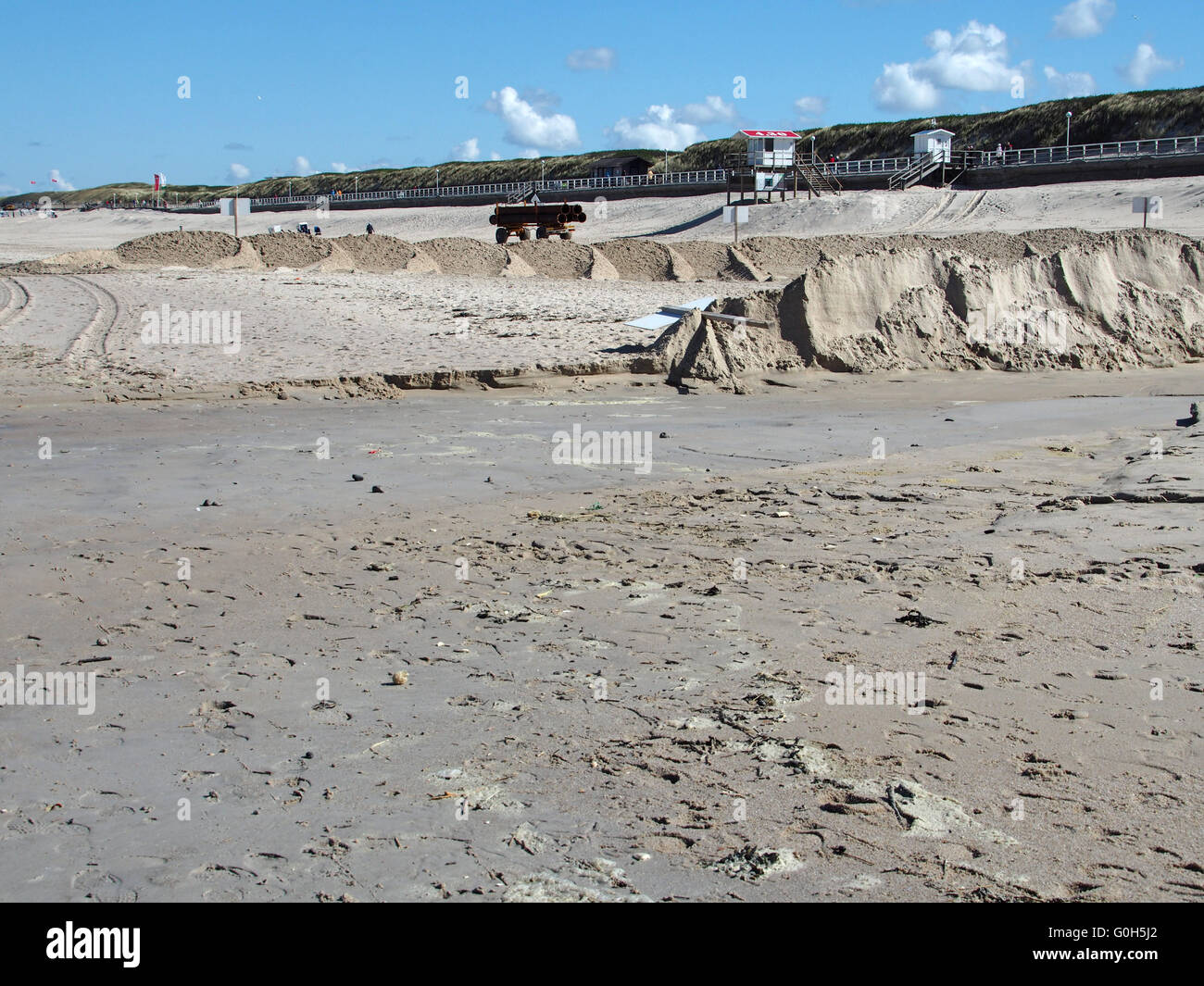 Strand-Nahrung Stockfoto