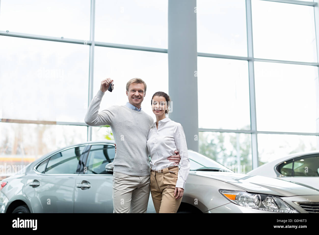 Autohaus Stockfoto