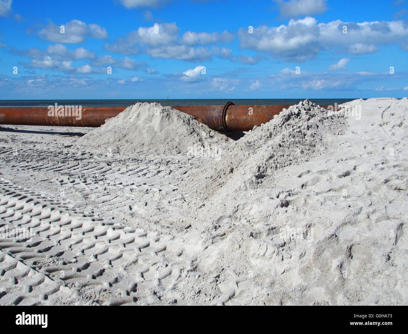 Strand-Nahrung Stockfoto