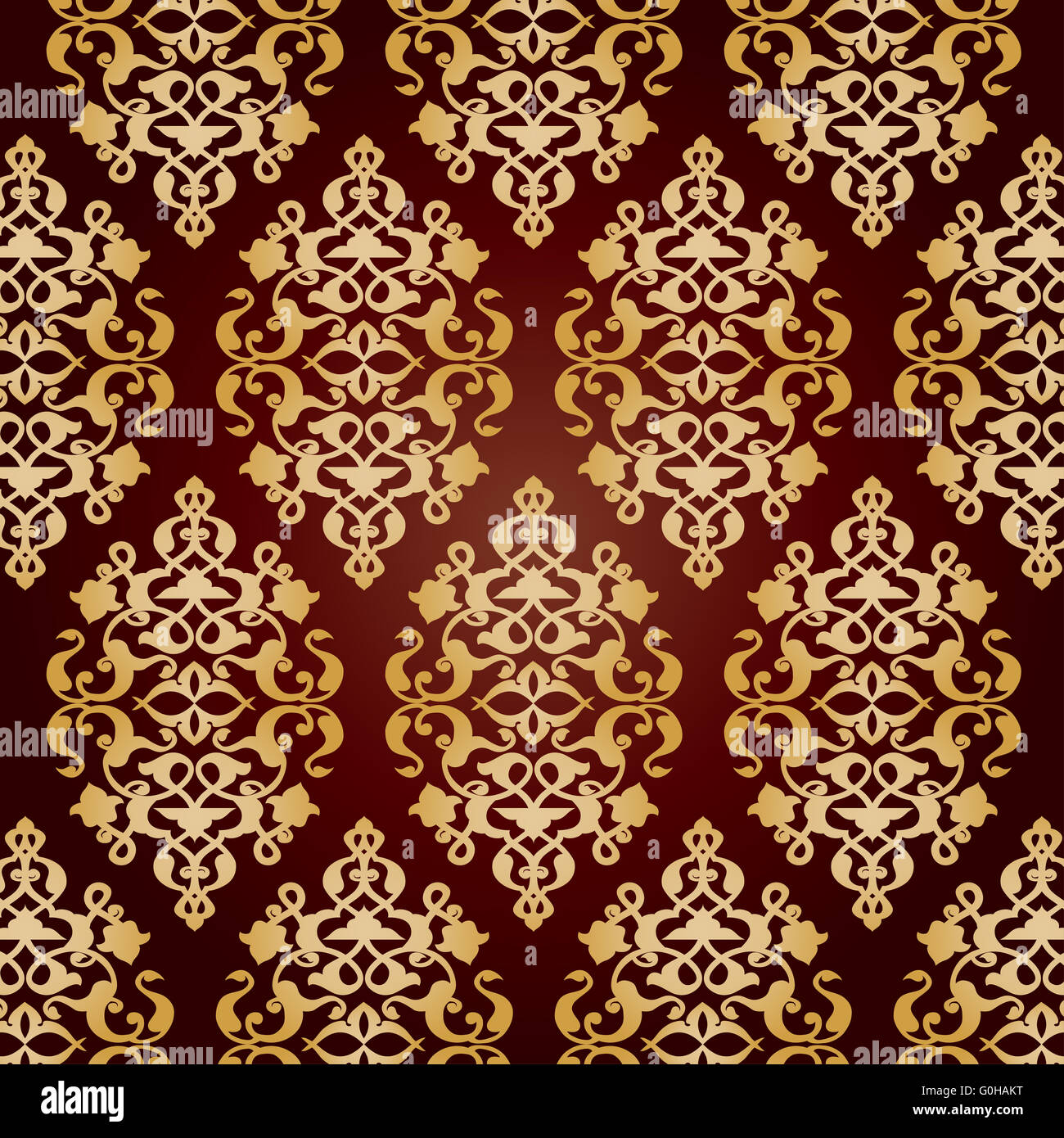 Antike osmanischen Türkisch Muster Vector Design vierzig neun Stockfoto