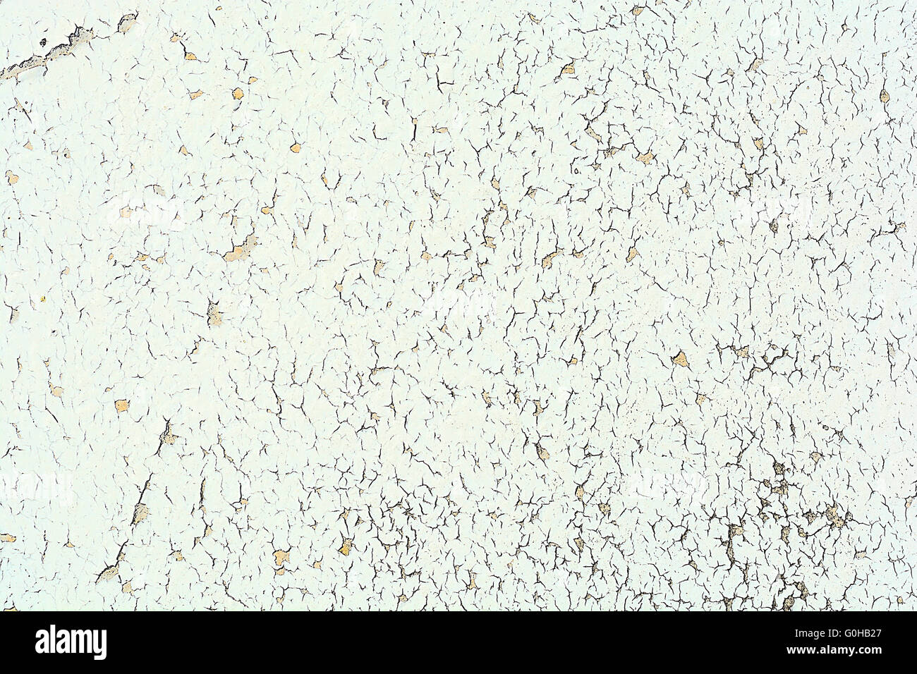 Weiße Wand Textur - schmutzige Hintergrund gebürstet Stockfoto