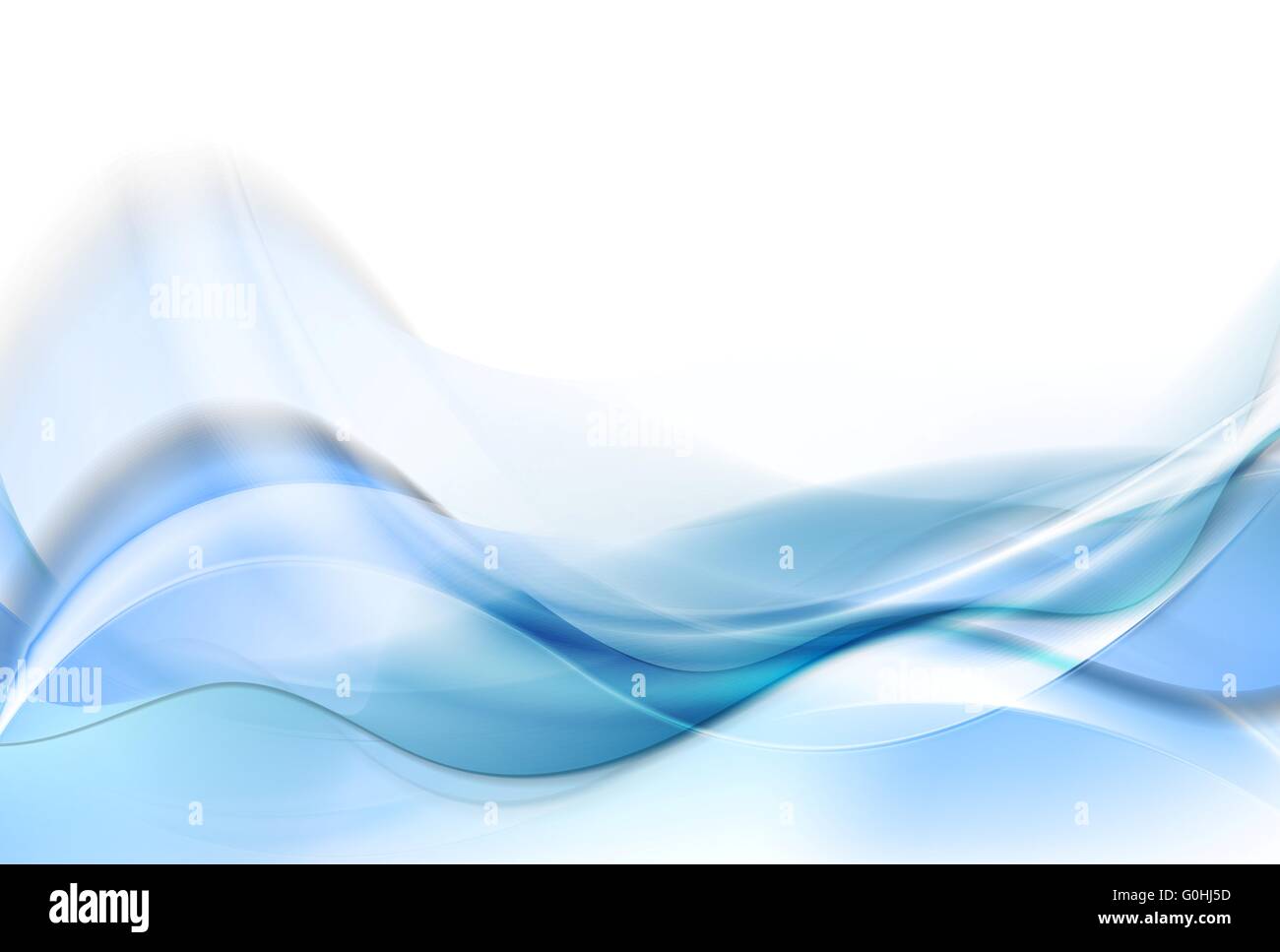 Hellere Blau glatte Wellen abstrakten Hintergrund Stockfoto