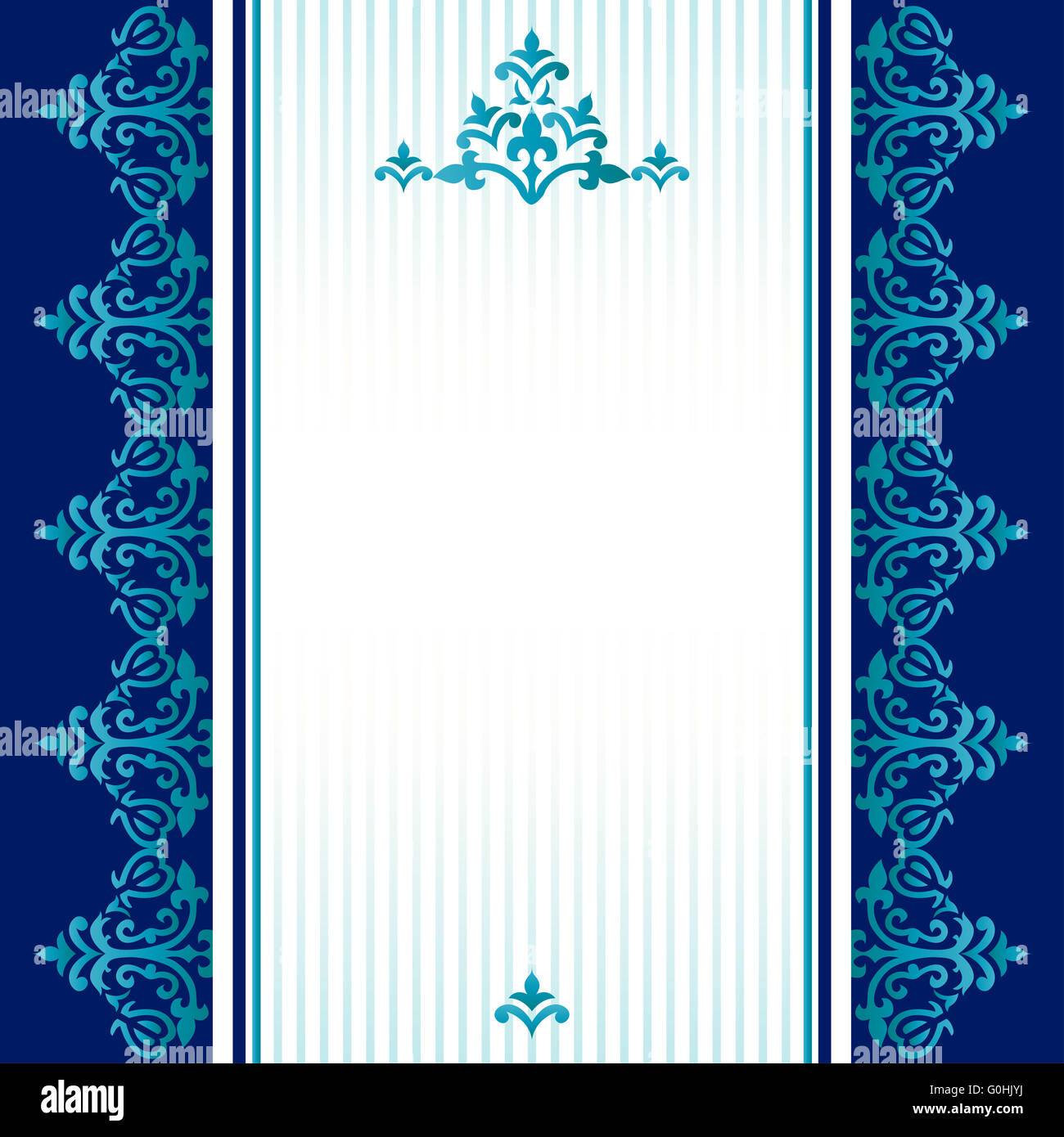 Antike osmanischen Türkisch-Muster-Vektor-Design 70 Stockfoto