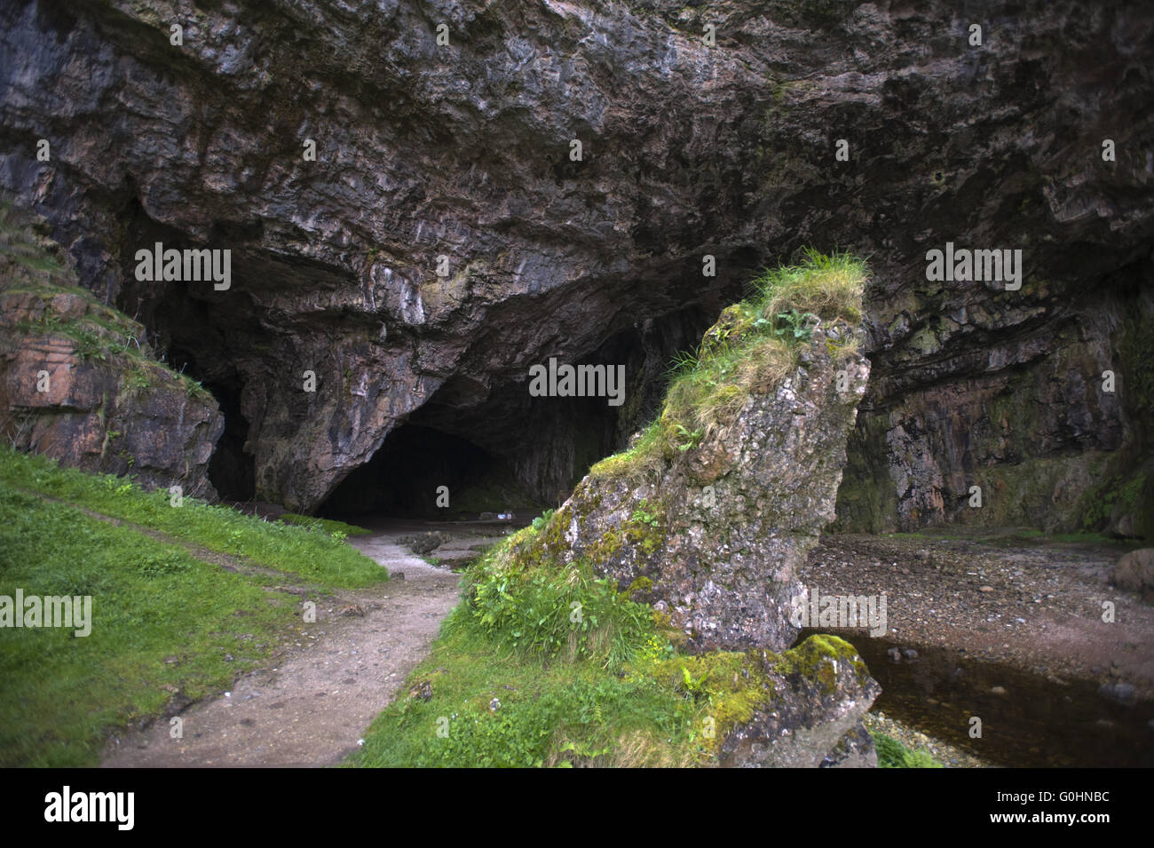 Smoo Höhle Stockfoto