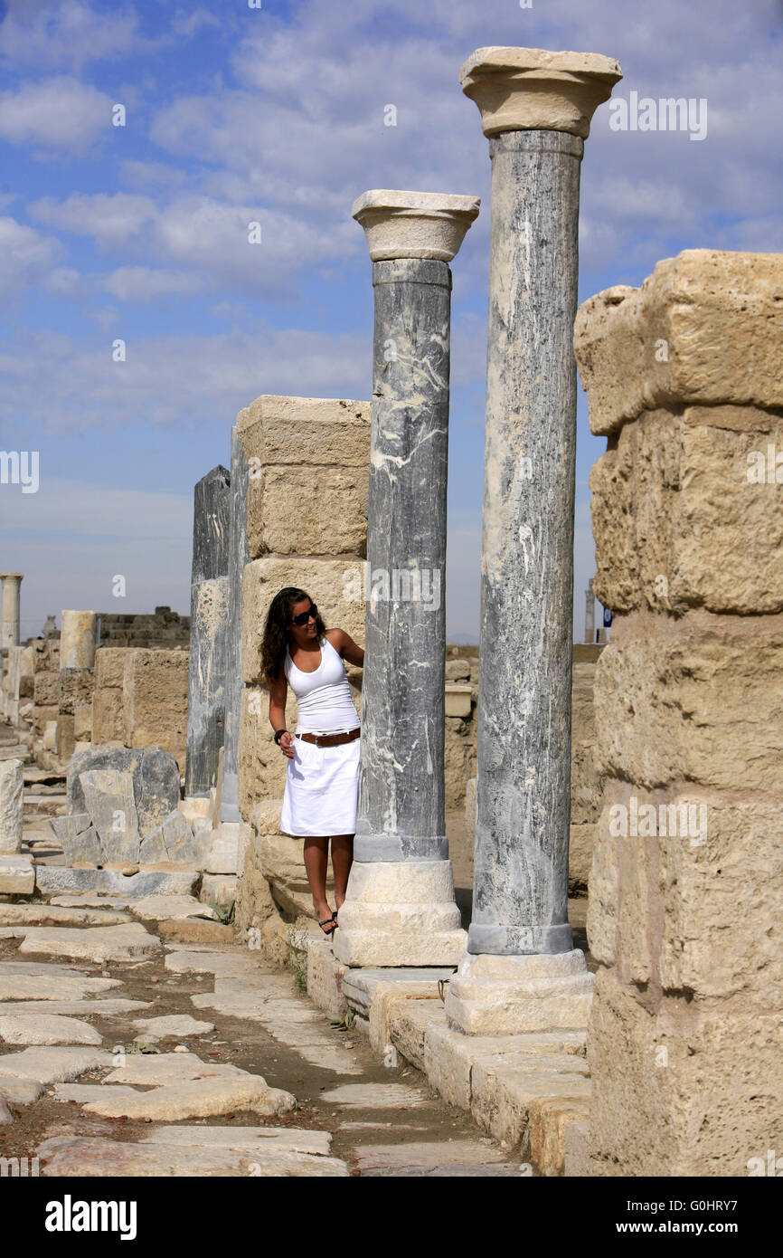 archäologische Ausgrabungen in der antiken Laodizea Stockfoto