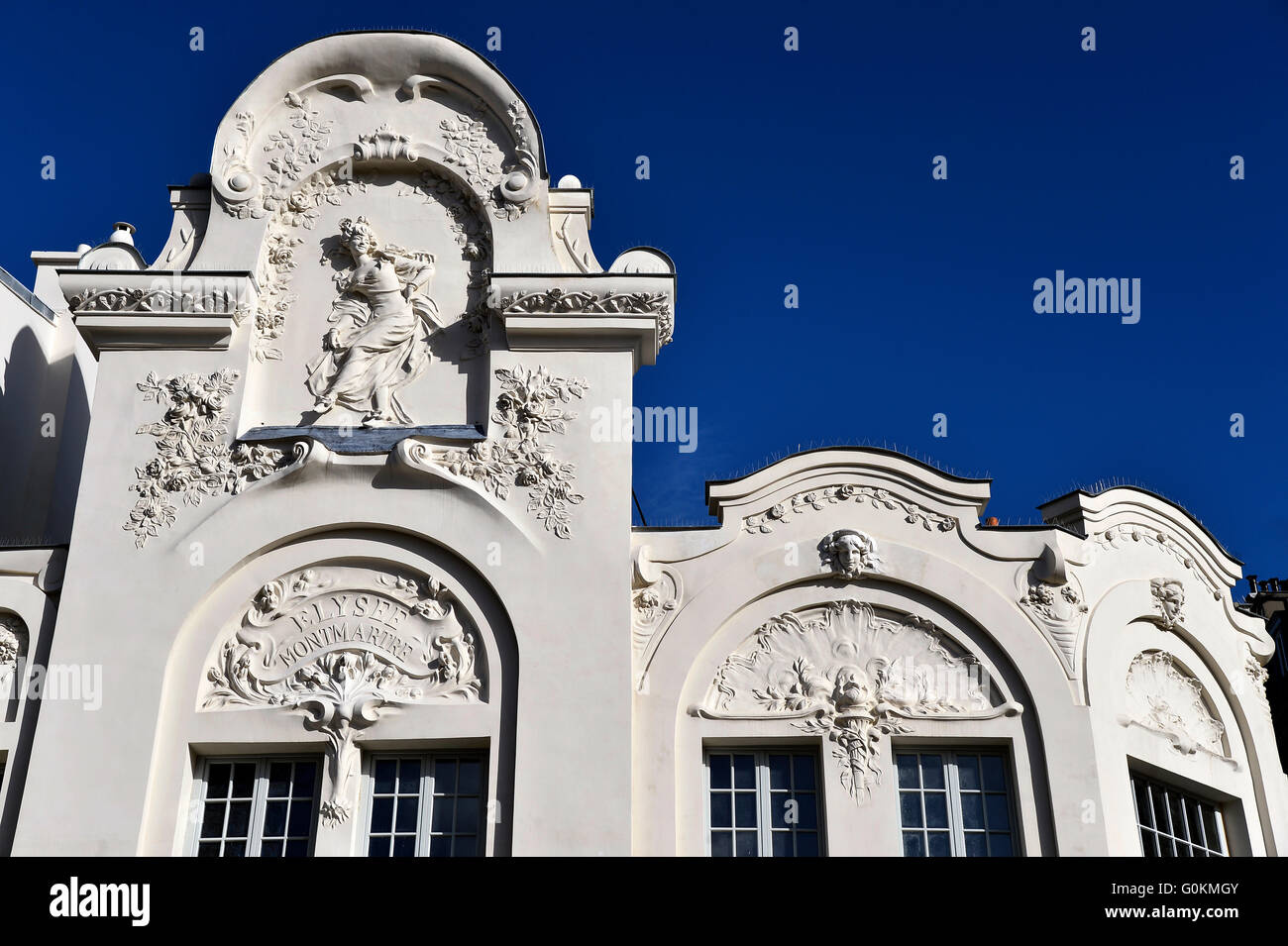 Elysée Montmartre Music Hall in Paris Stockfoto