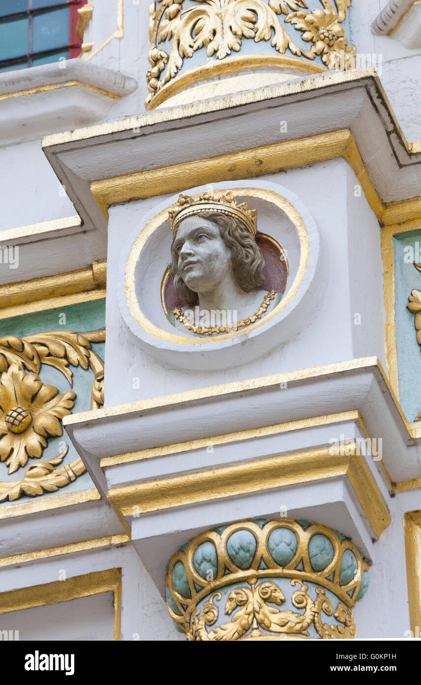 Auf der Palast der Freiheit von Brügge in Burgplatz, Brügge, Belgien. Stockfoto