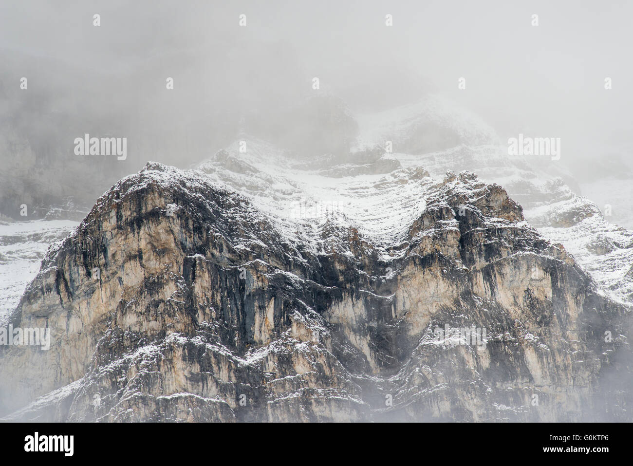 Cascade Mountain, Banff Nationalpark, Kanadische Rocky Mountains, Alberta, Kanada, Nordamerika Stockfoto