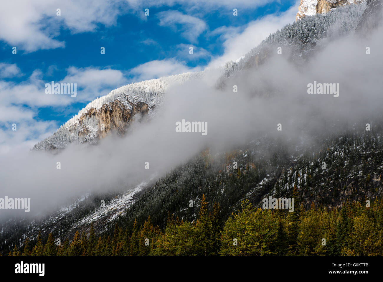 Cascade Mountain, Banff Nationalpark, Kanadische Rocky Mountains, Alberta, Kanada, Nord Aamerica Stockfoto