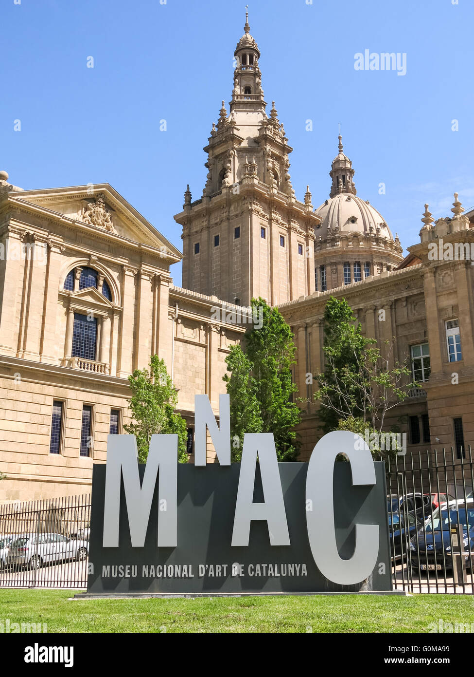 Museu Nacional d ' Art de Catalunya oder nationalen Kunstmuseum MNAC, in Barcelona, Katalonien, Spanien Stockfoto