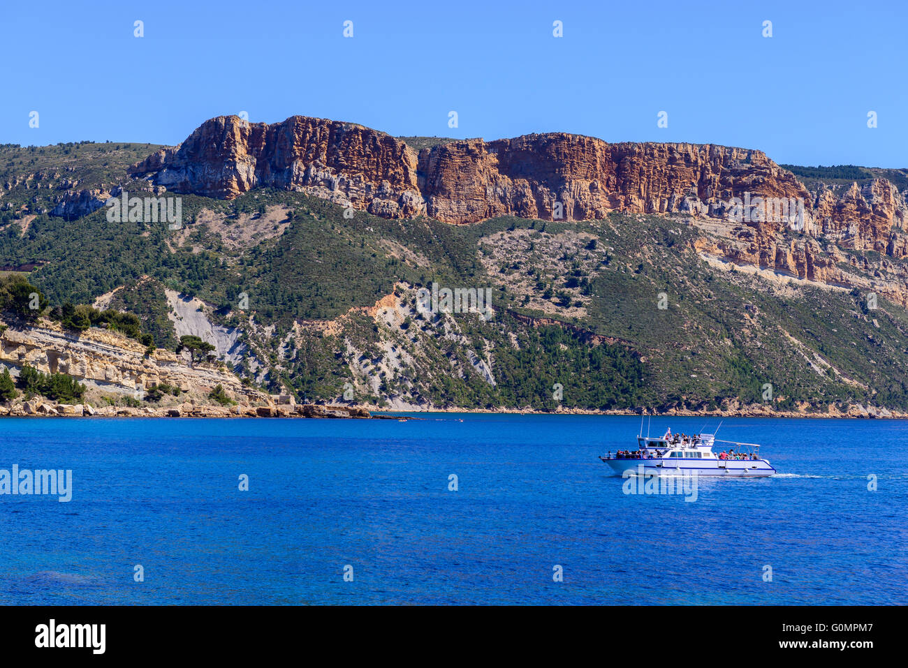 Cap Canaille Cassis, Bouche du Rhône, 13 Paca Frankreich provence Stockfoto
