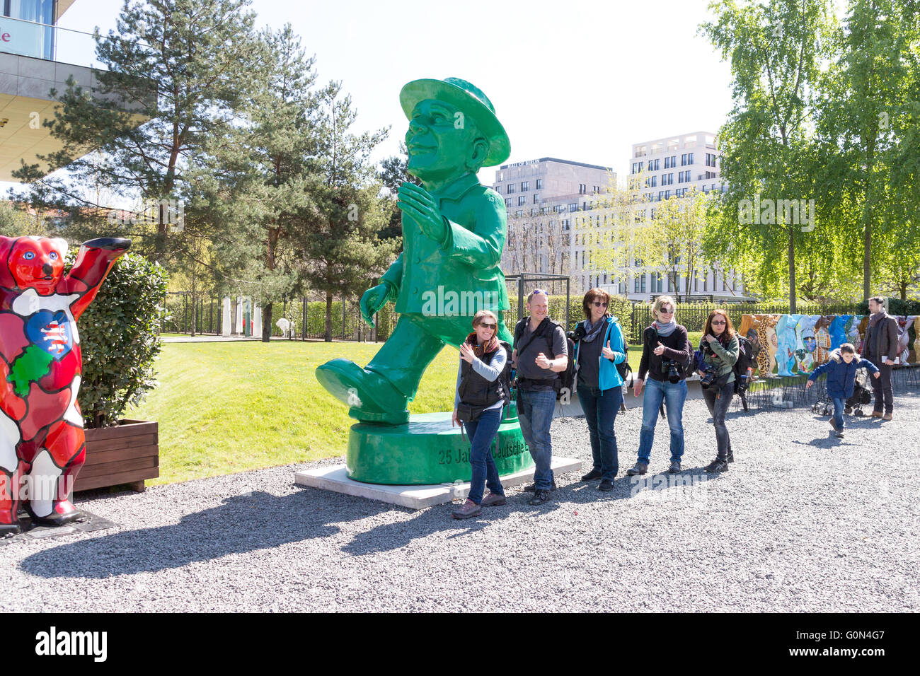 Buddy Bears in Berlin April 2016 Stockfoto