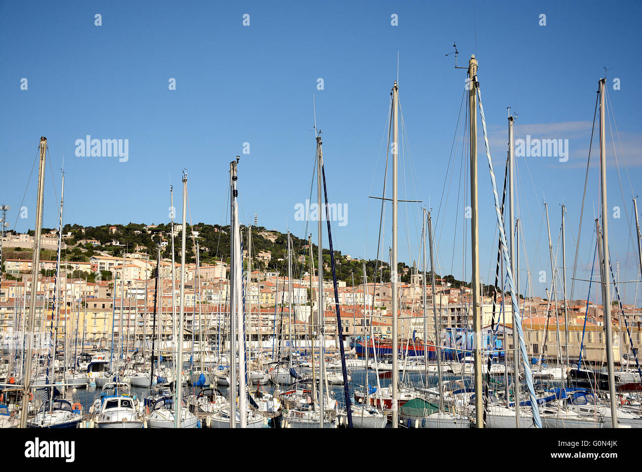 Marina Sete Herault Languedoc-Roussillon-Midi-Pyrenäen-Frankreich Stockfoto