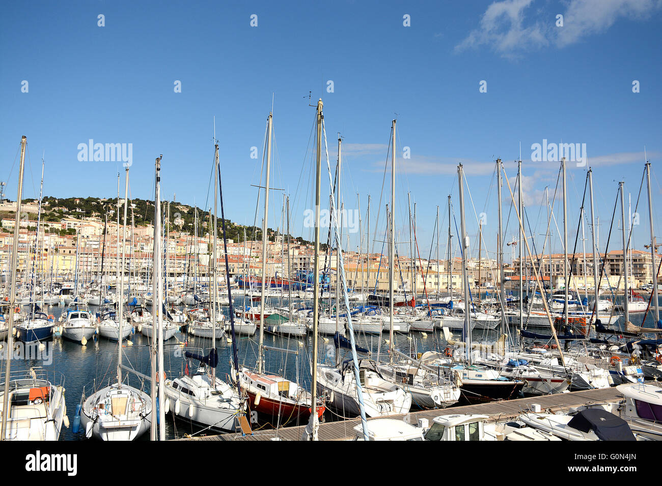 Marina Sete Herault Languedoc-Roussillon-Midi-Pyrenäen-Frankreich Stockfoto