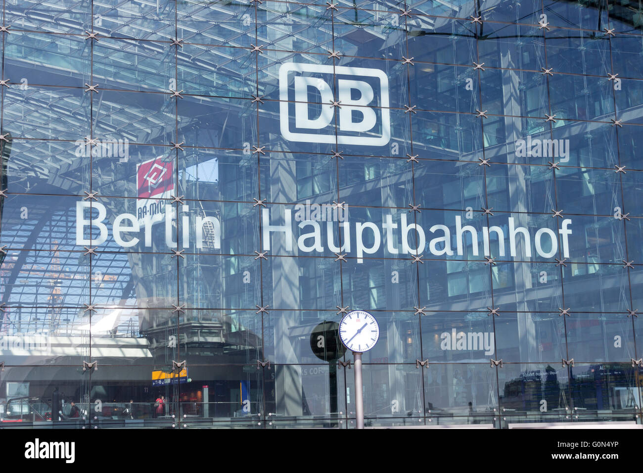 Hauptbahnhof Berlin Deutschland 2016 Stockfoto