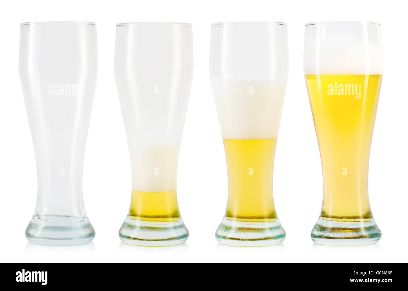 Glas Bier Stockfoto