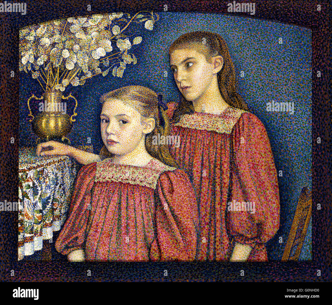 Lemmen, Georges - die beiden Schwestern oder die Serruys Schwestern Stockfoto