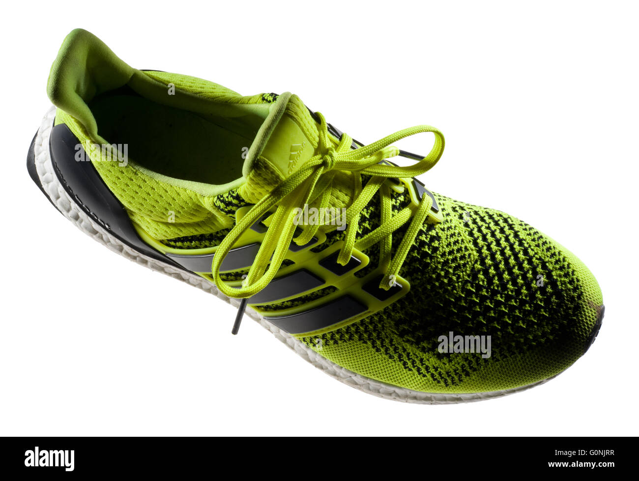 Adidas Ultra Boost Laufschuhe. Stockfoto