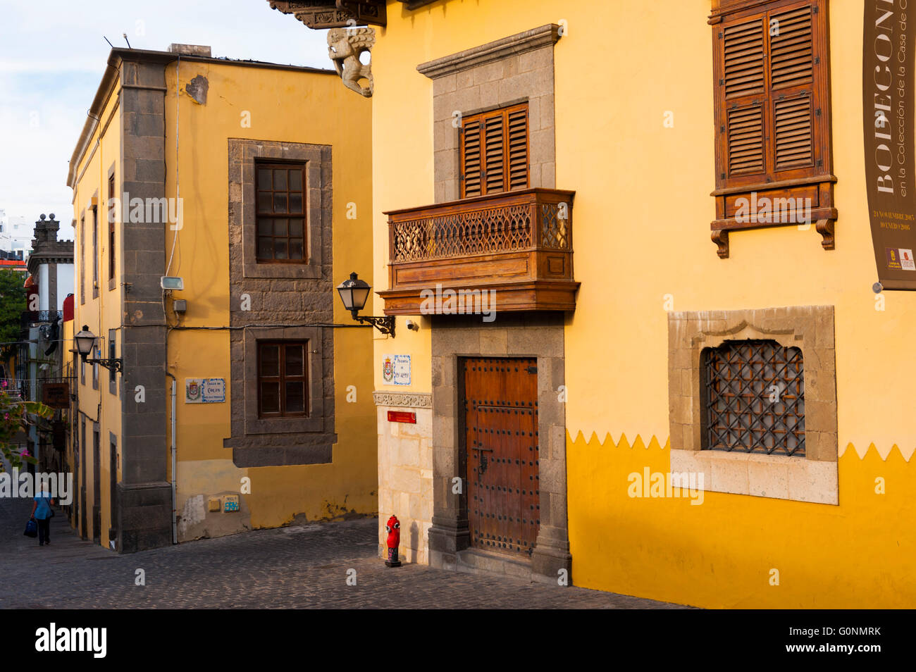 Espagne, Iles Kanaren, Grande Canarie, Ville de Las Palmas de Gran Canaria, Casa de Colon, Maison de Christophe Colomb Transf Stockfoto