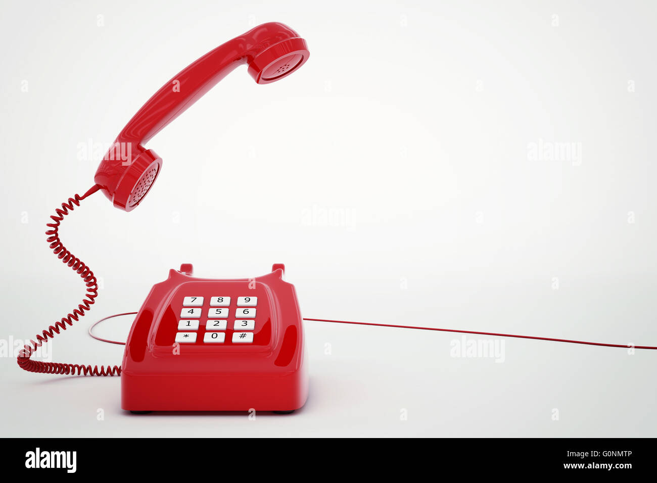 3D-Rendering Telefon Stockfoto