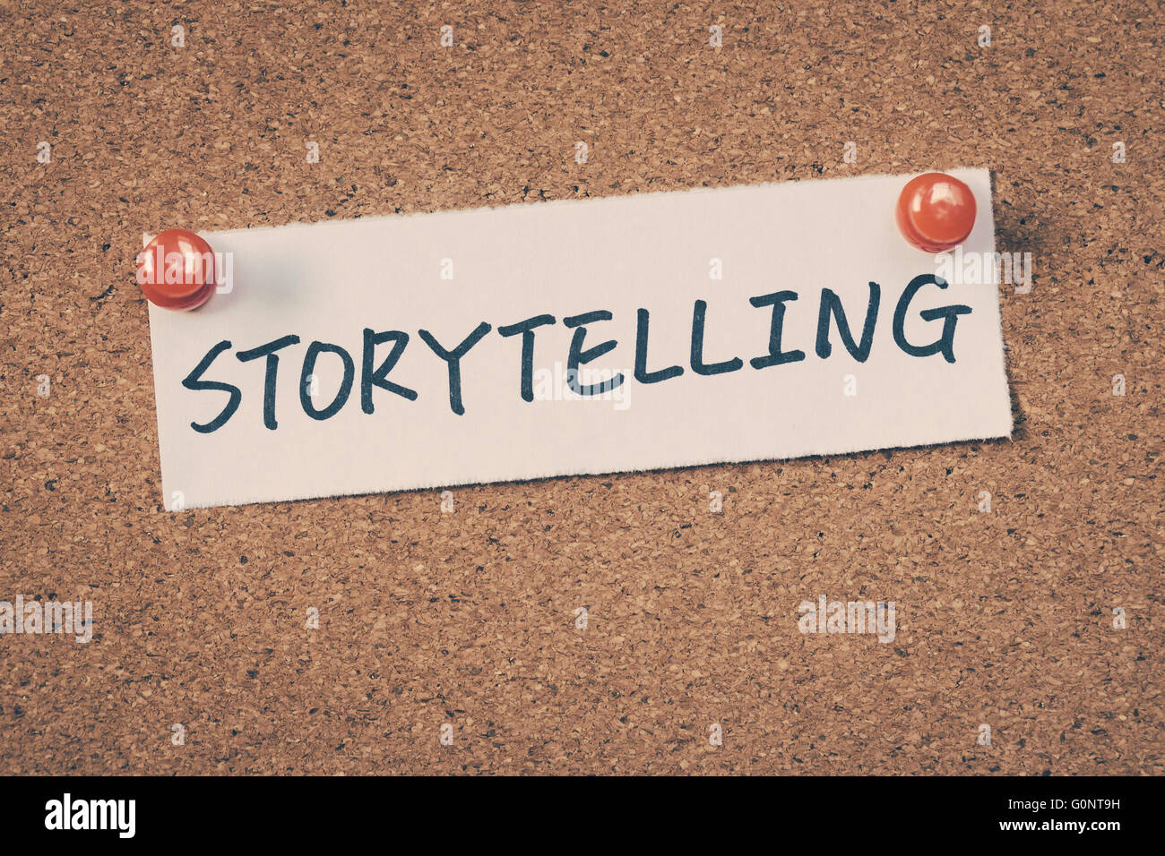 Storytelling Stockfoto
